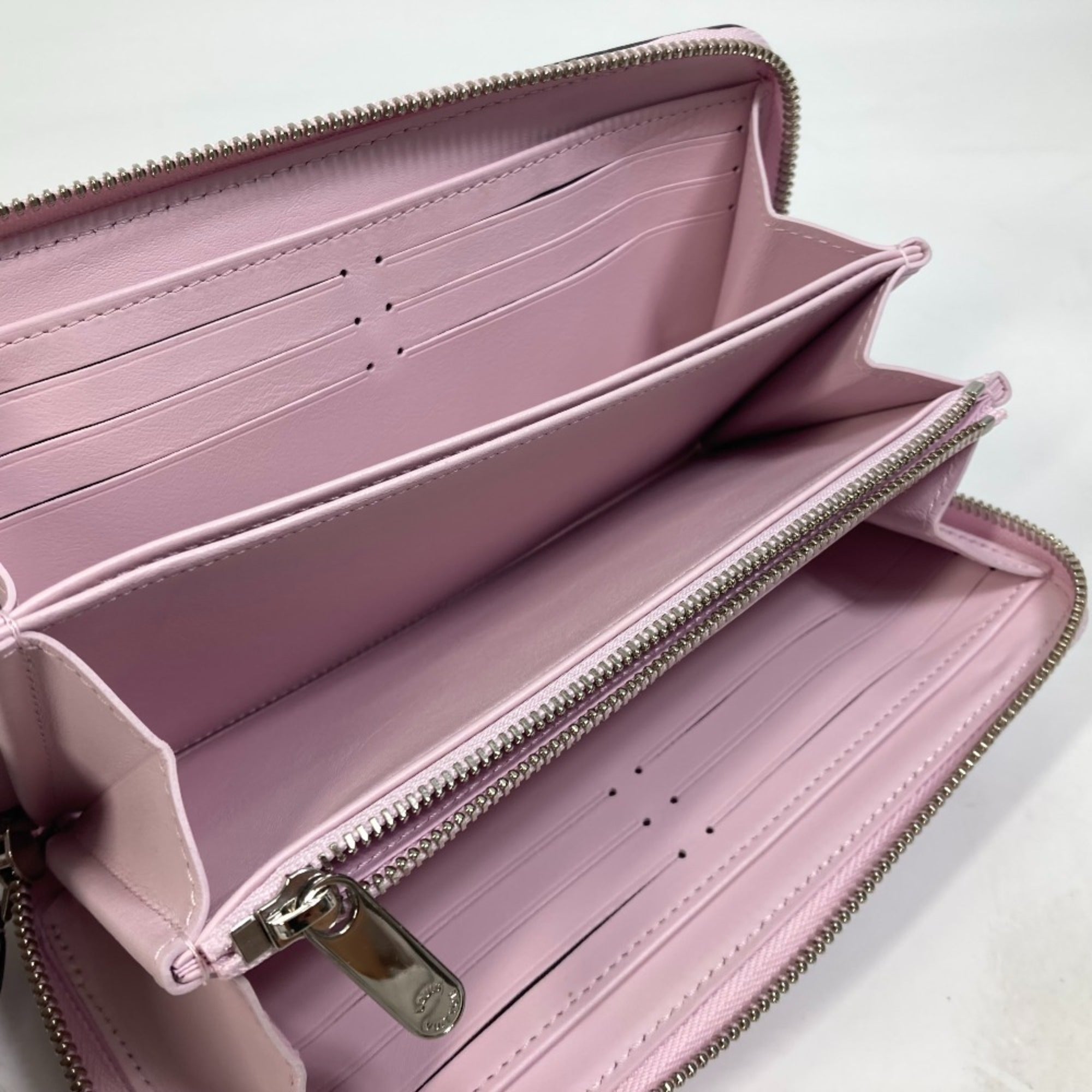 Louis Vuitton Mahina Purple Mahina Leather Long Wallet (Bi-Fold) (Pre-Owned)
