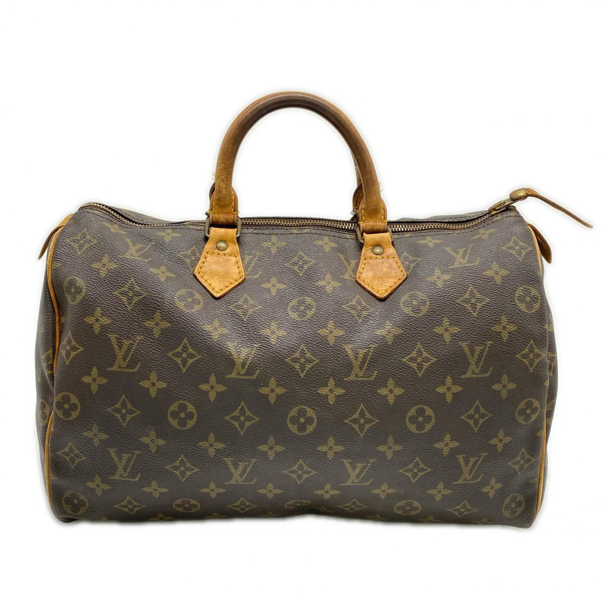Louis Vuitton Brown Monogram Monogram Leather Handbag (Pre-Owned)