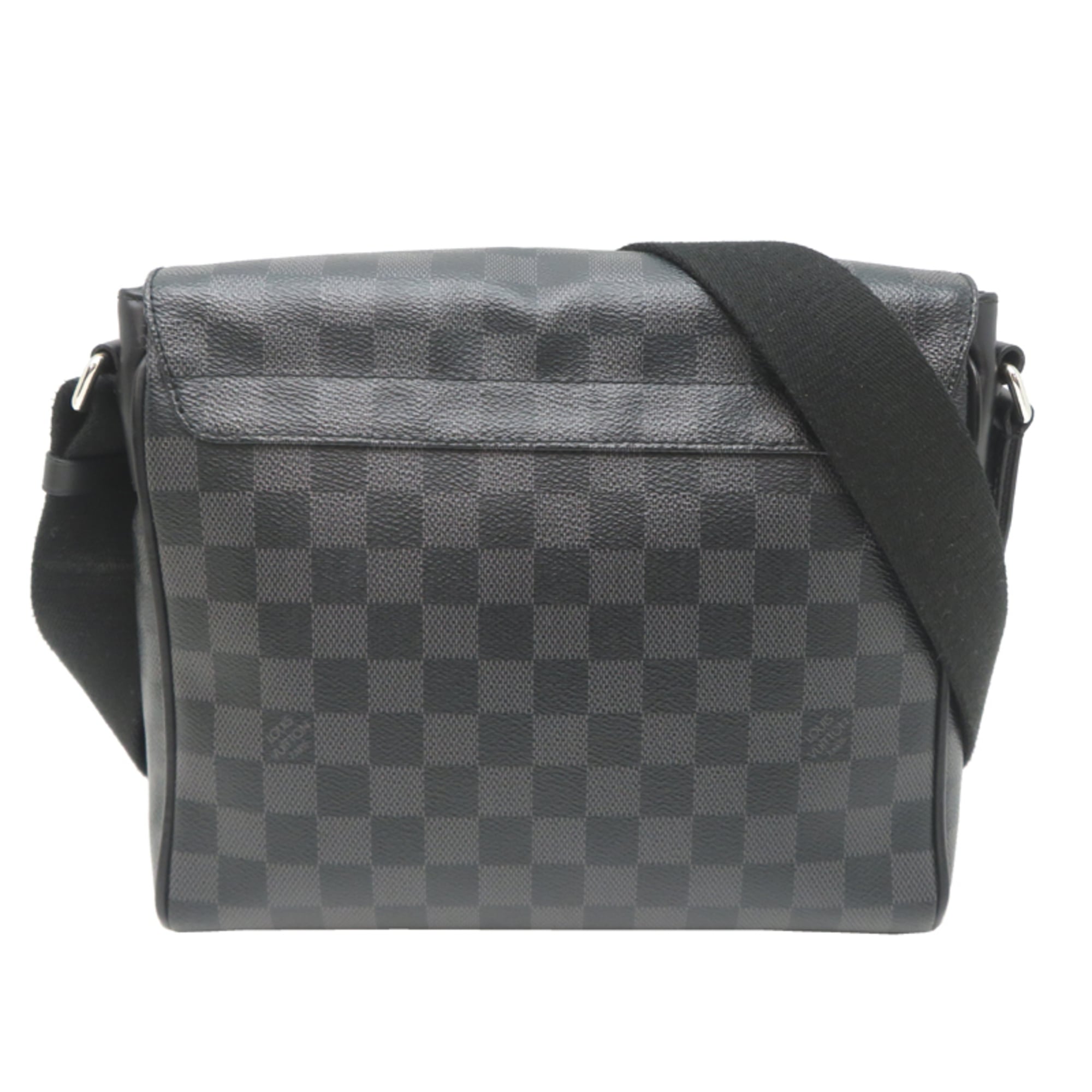 Louis Vuitton Black Damier Graphite Shoulder Bag (Pre-Owned)