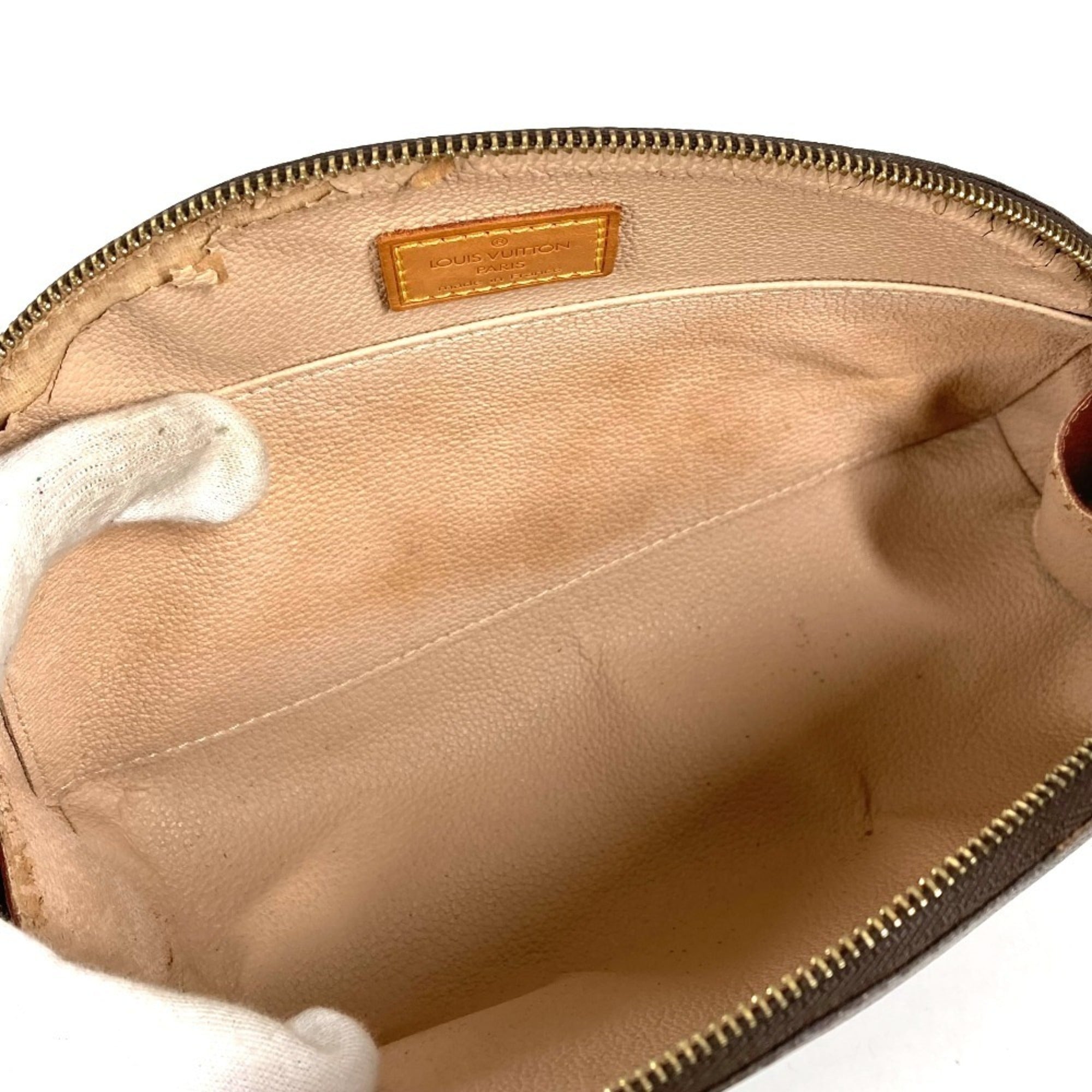 Louis Vuitton Brown Monogram Canvas Pouch Wash Bag (Pre-Owned)