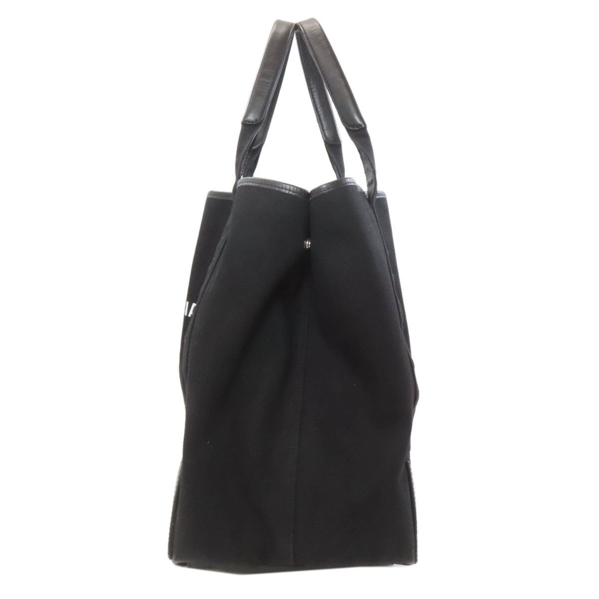 Balenciaga Black Canvas Pouch Tote Bag (Pre-Owned)