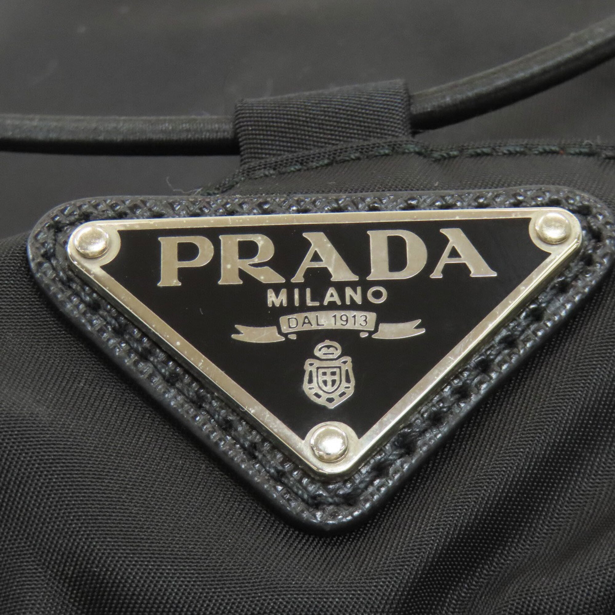 Prada Black Nylon Backpack (Pre-Owned)