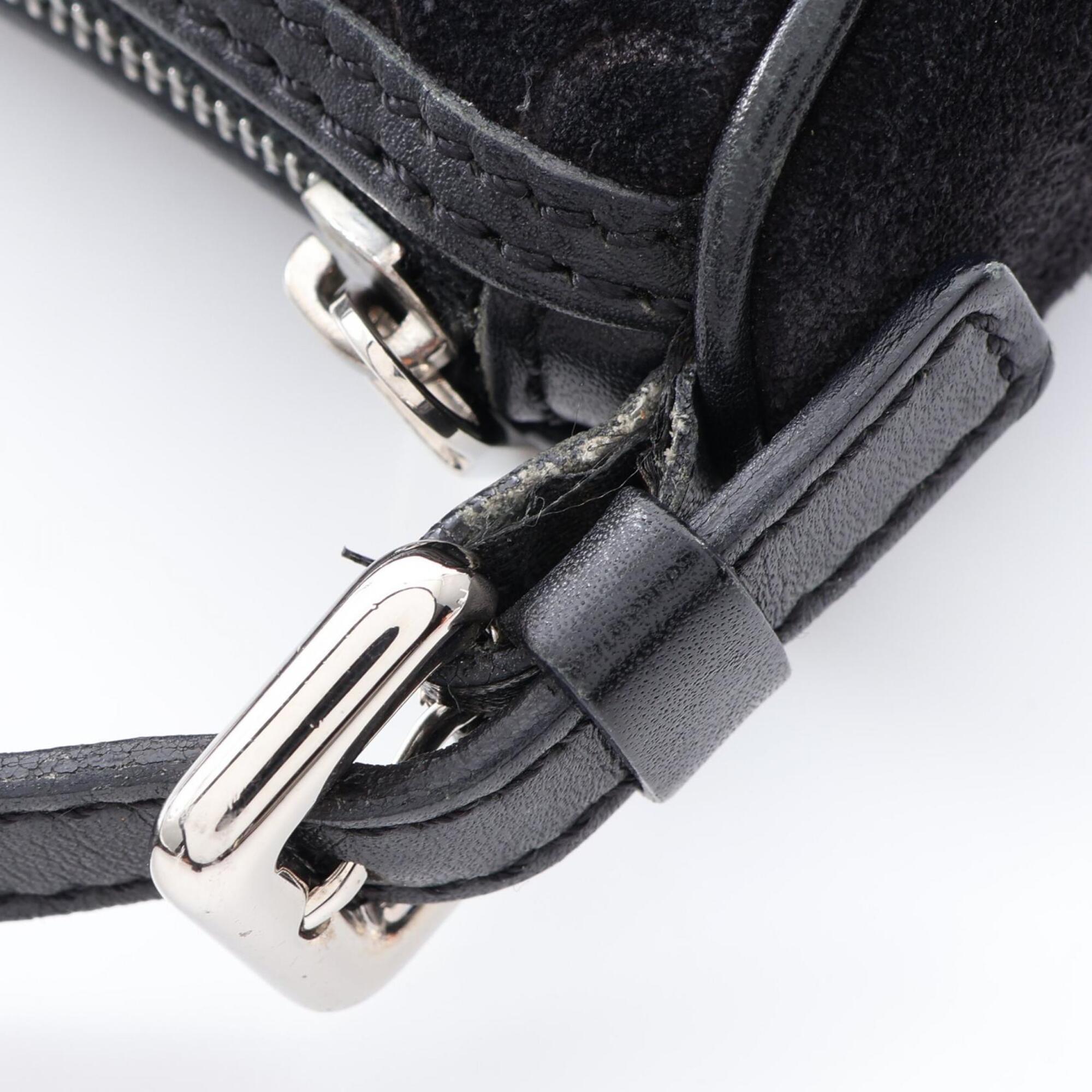 Celine Black Suede Leather Handbag (Pre-Owned)
