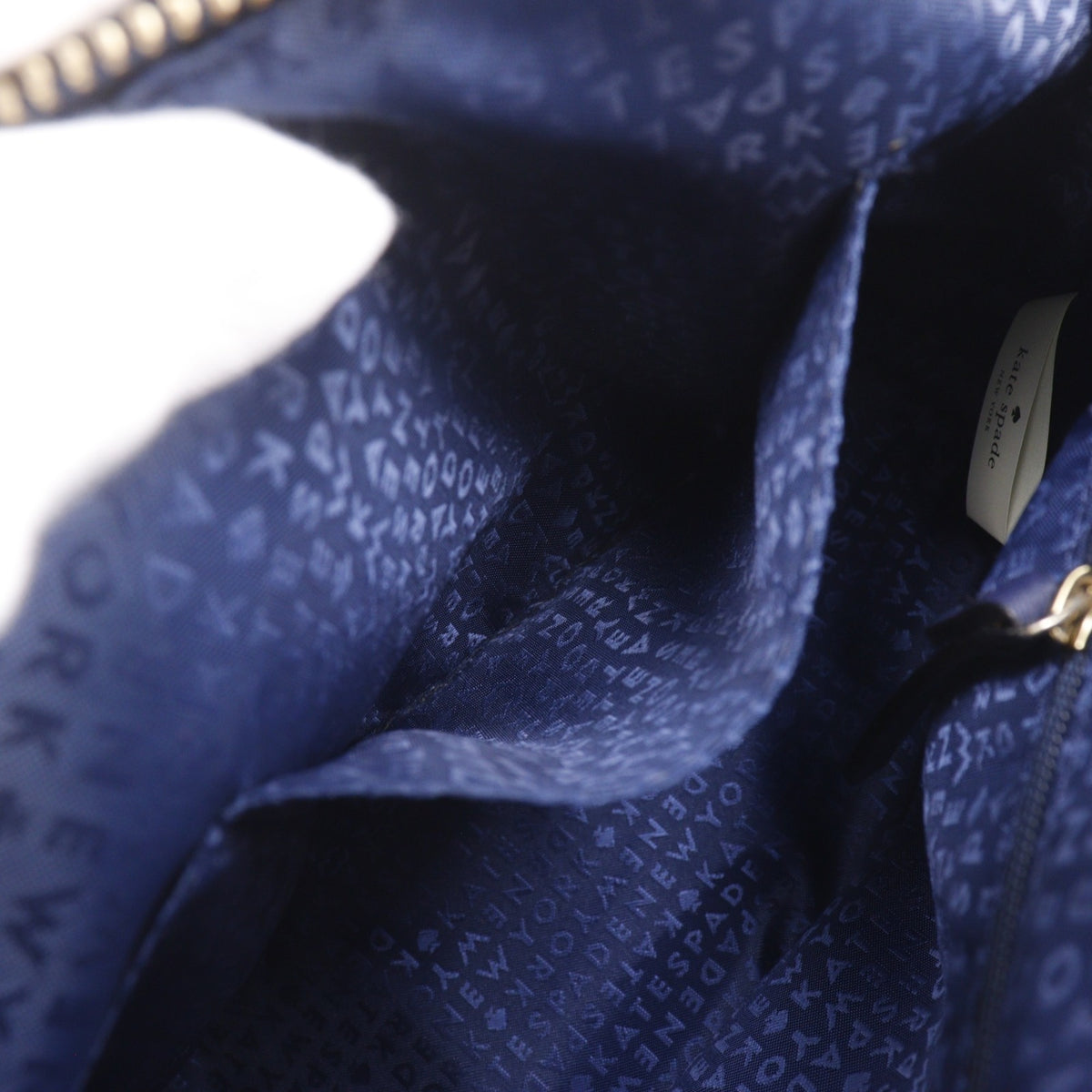 Kate Spade Navy Leather Handbag (Pre-Owned)