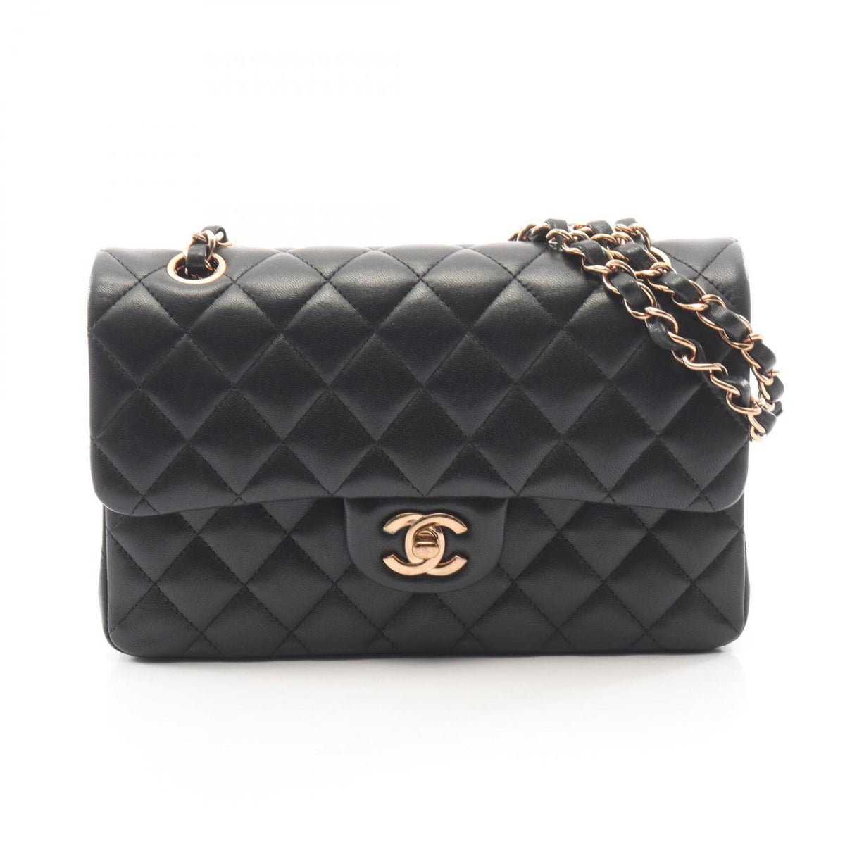 Chanel Black Handbag Shoulder Bag (Pre-Owned)