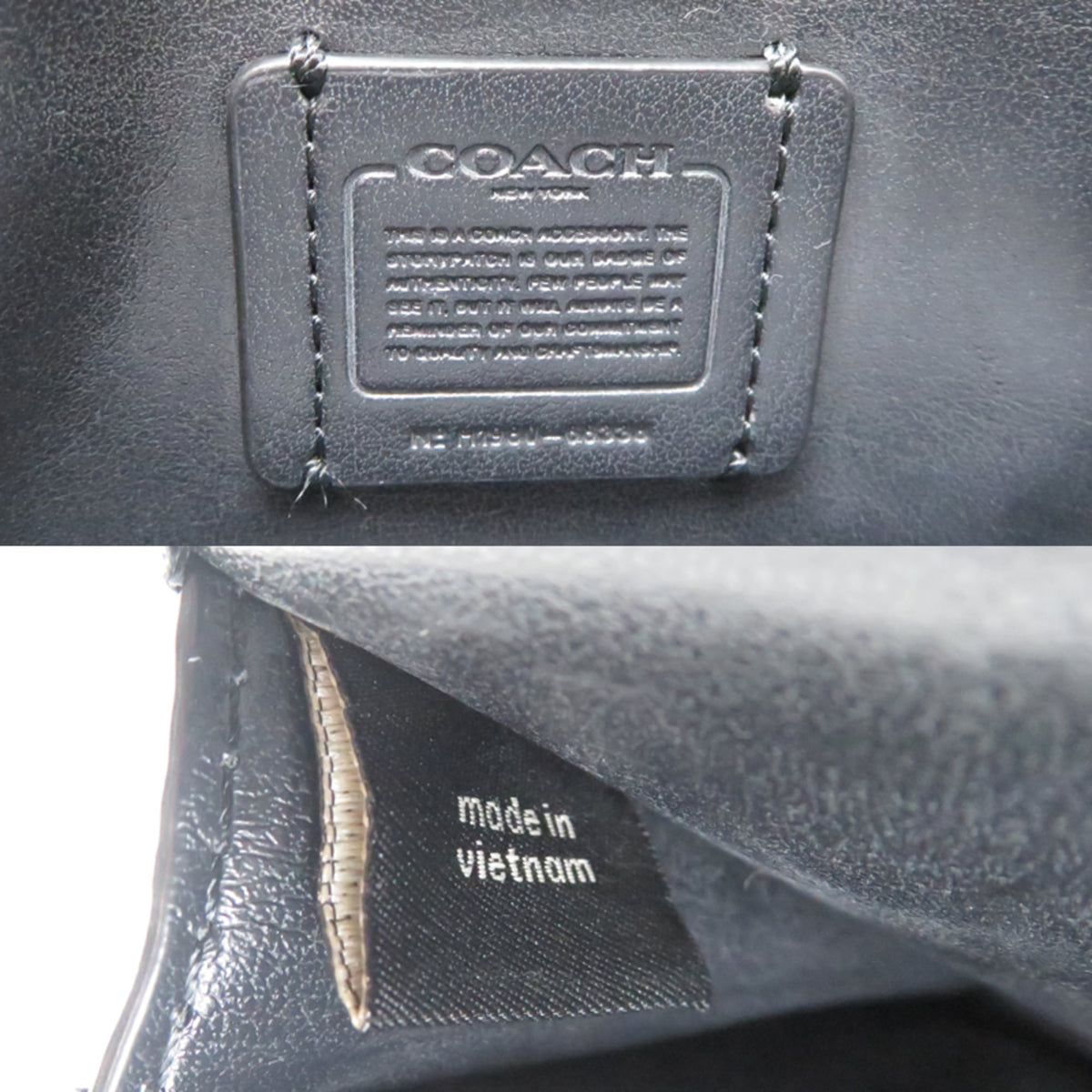 Coach Black Leather Shoulder Bag (Pre-Owned)