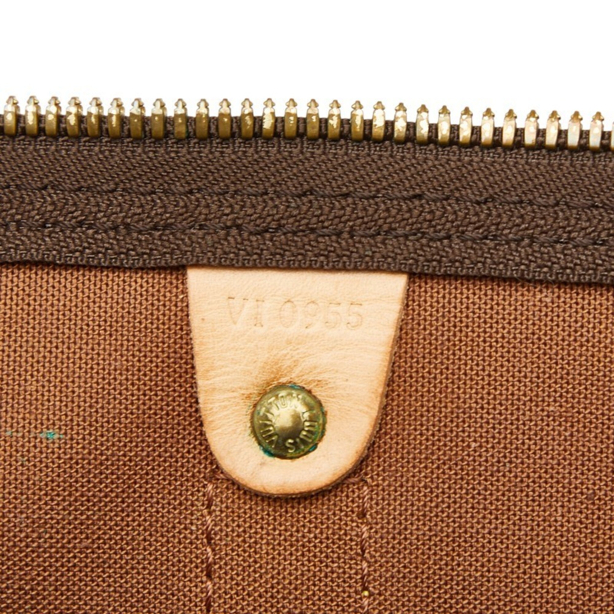 Louis Vuitton Brown Pvc Leather Boston Bag Shoulder Bag (Pre-Owned)