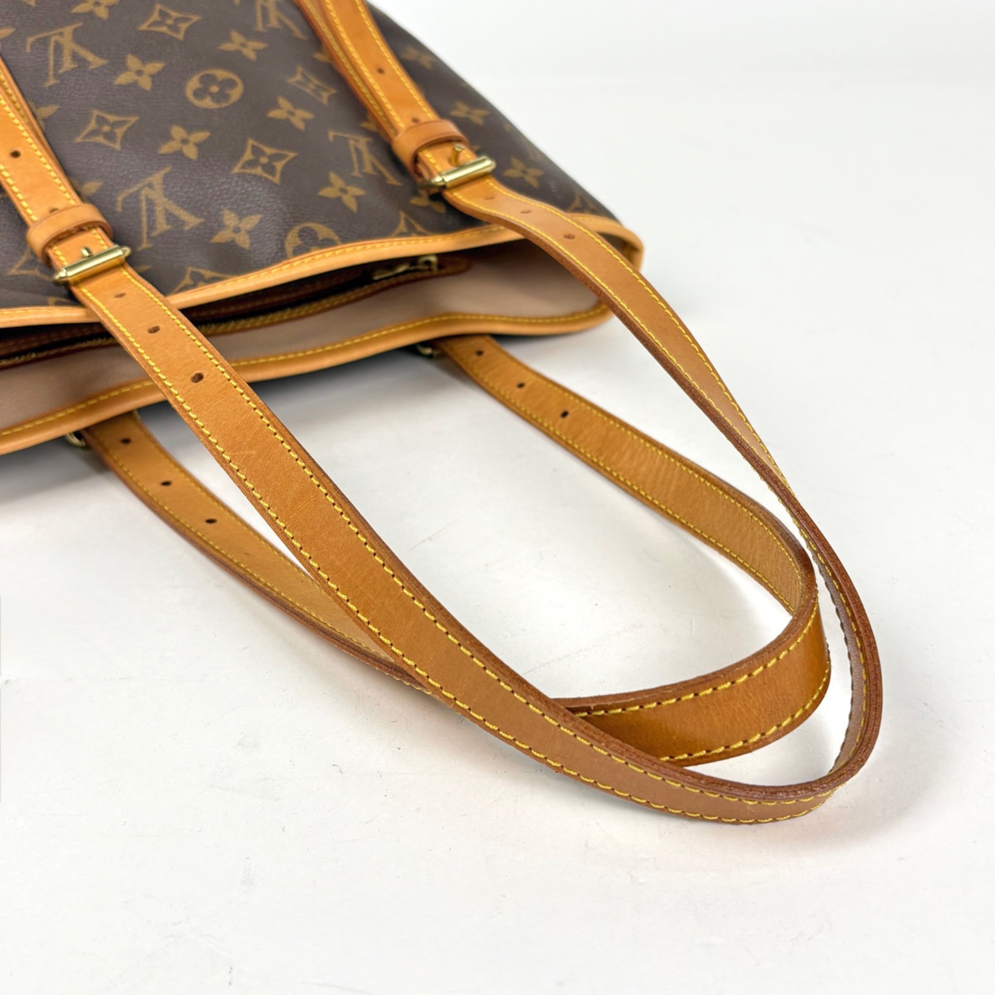 Louis Vuitton Brown Monogram Shoulder Bag Tote Bag (Pre-Owned)