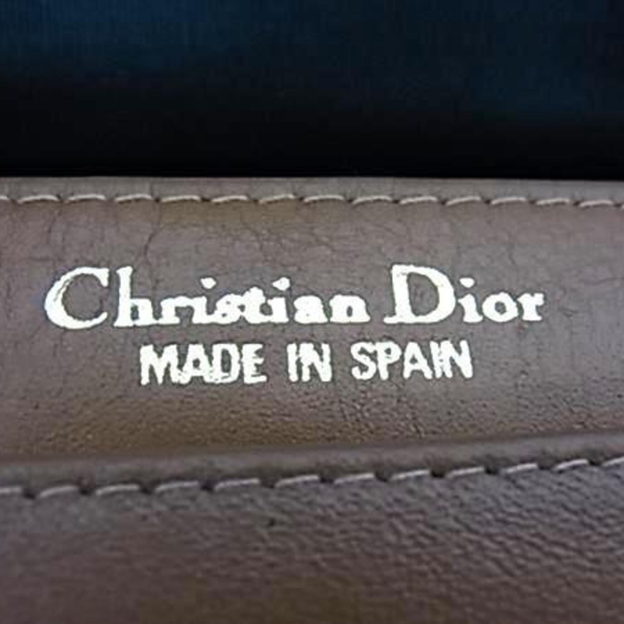 Christian Dior Brown Pvc Leather Long Wallet (Bi-Fold) (Pre-Owned)