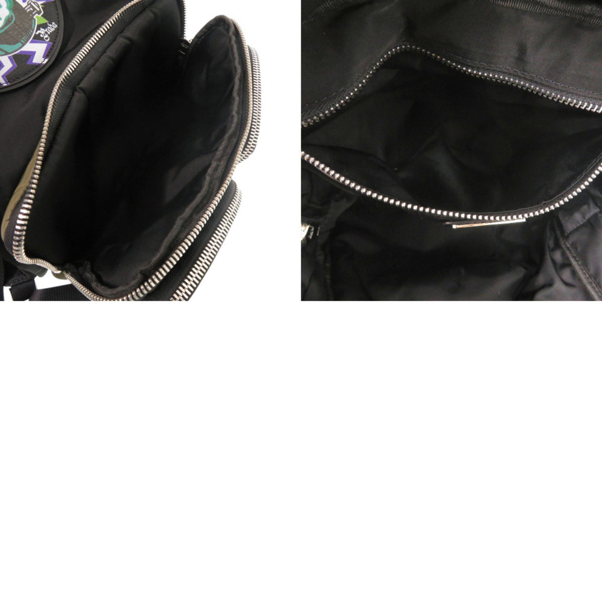 Prada Black Khaki Nylon Backpack (Pre-Owned)