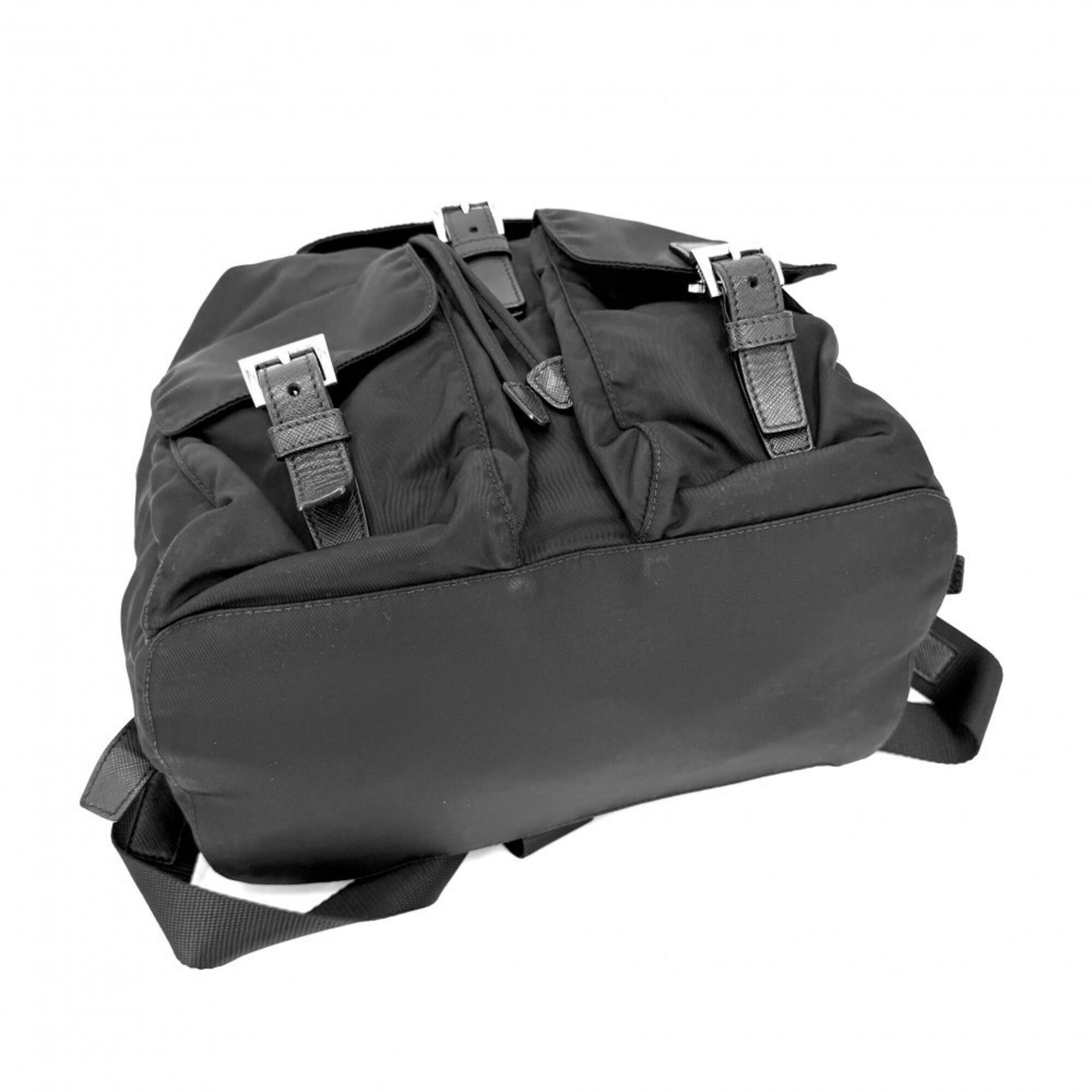 Prada Black Nylon Backpack (Pre-Owned)