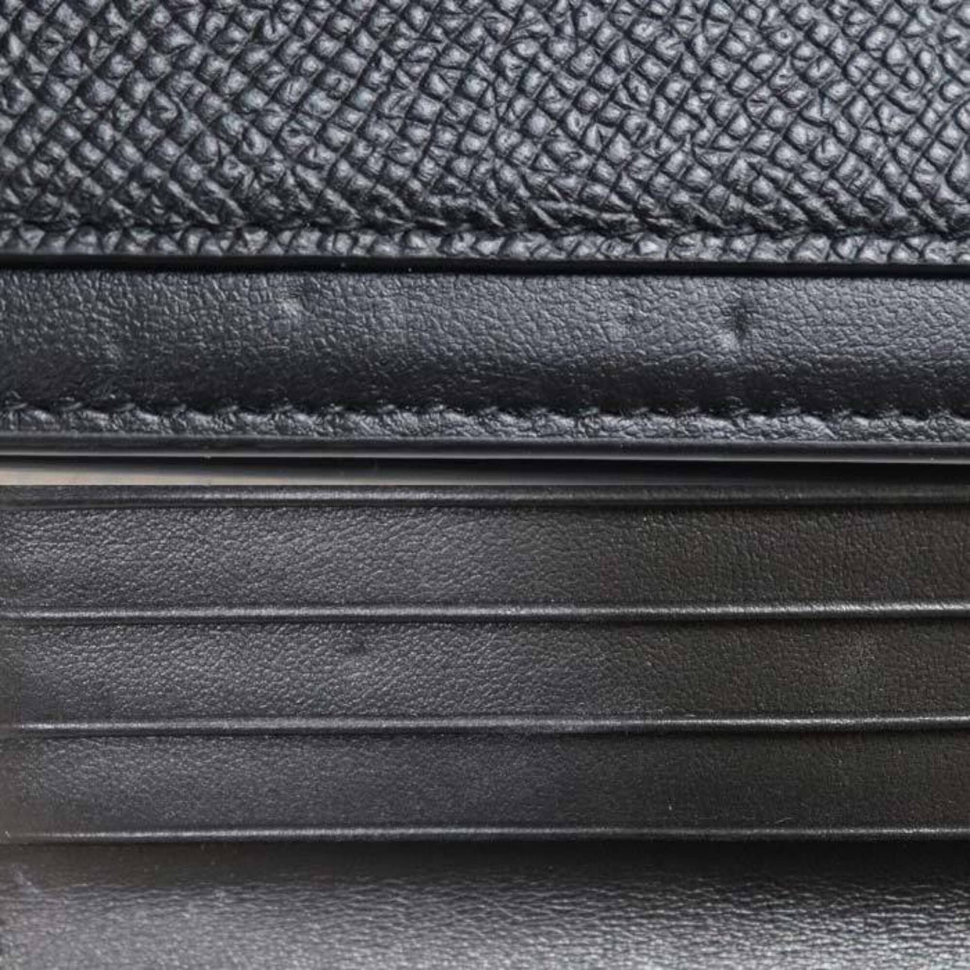 Balenciaga Black Leather Long Wallet (Bi-Fold) (Pre-Owned)