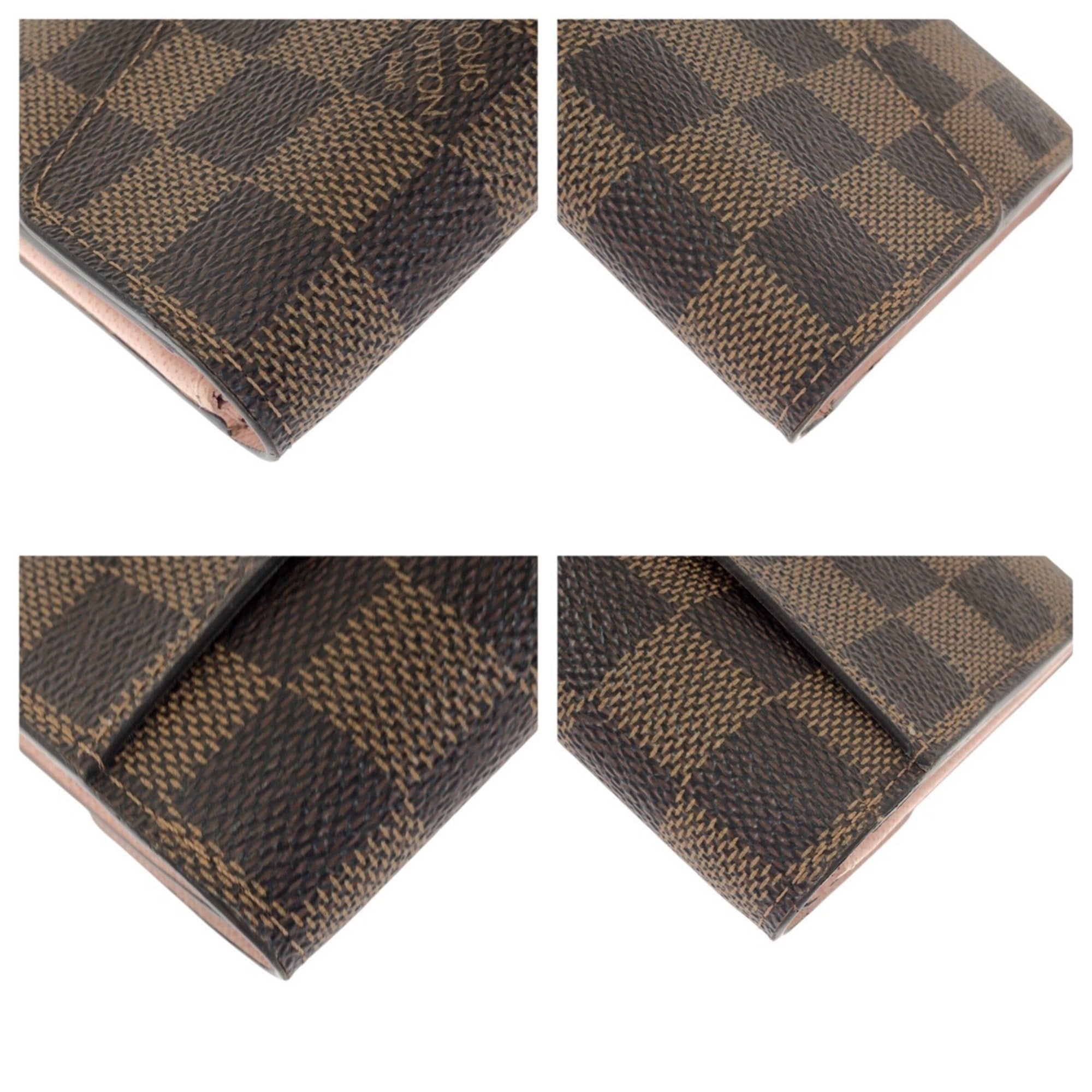 Louis Vuitton Brown Pvc Long Wallet (Bi-Fold) (Pre-Owned)