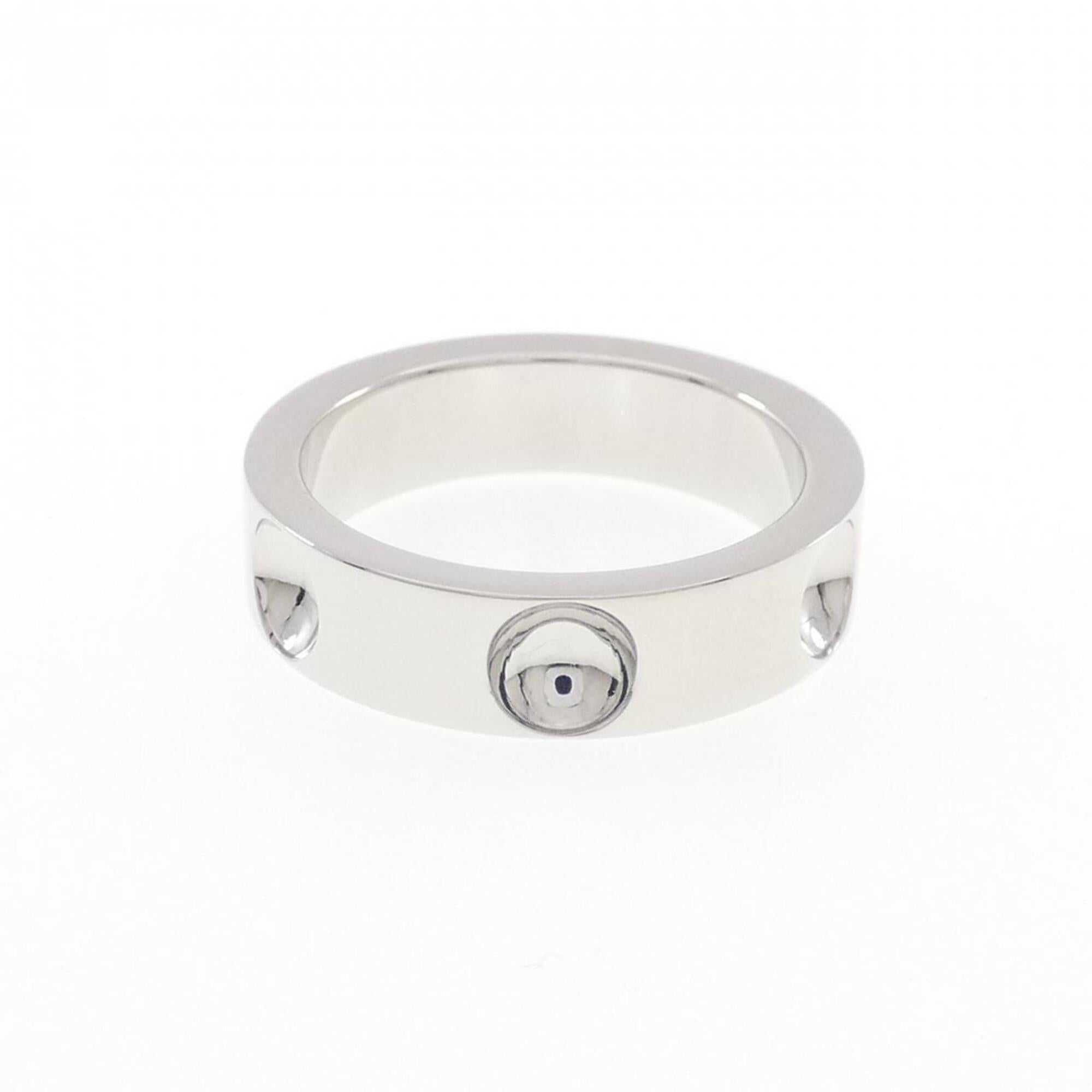 Louis Vuitton White Gold (18K) Band Ring (Pre-Owned)