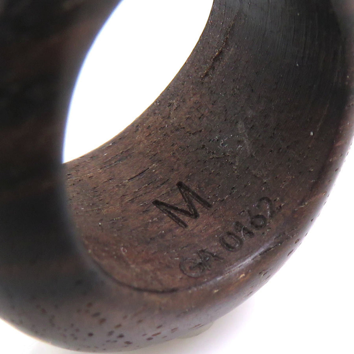 Louis Vuitton Brown Wood Band Ring (Pre-Owned)