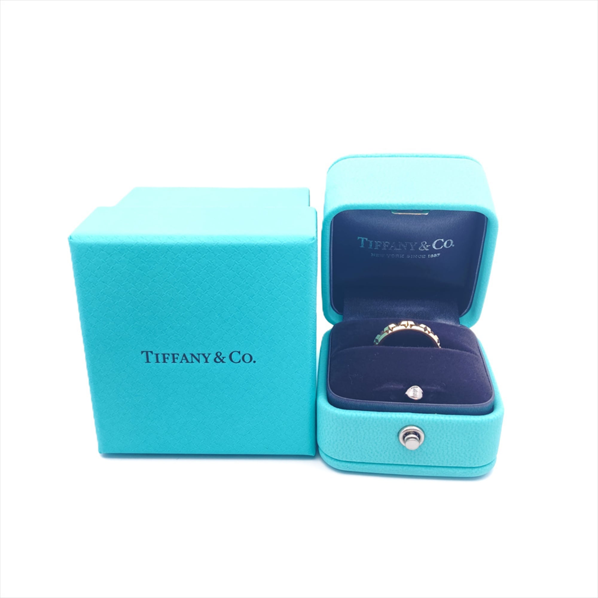 Tiffany Pink Gold (18K) Band Ring (Pre-Owned)