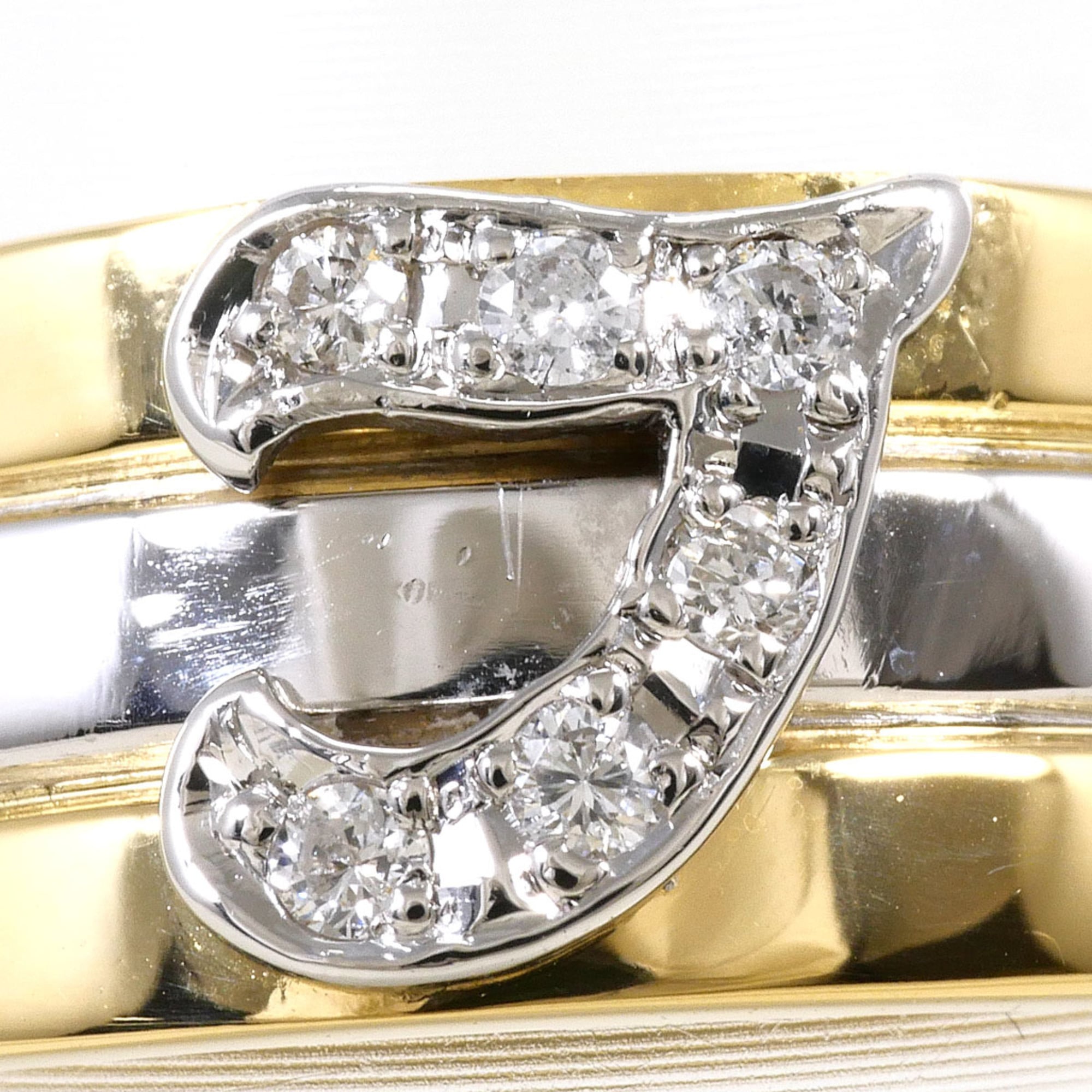 Unbranded Platinum Yellow Gold Yellow Gold (18K) Platinum 900 Band Ring (Pre-Owned)