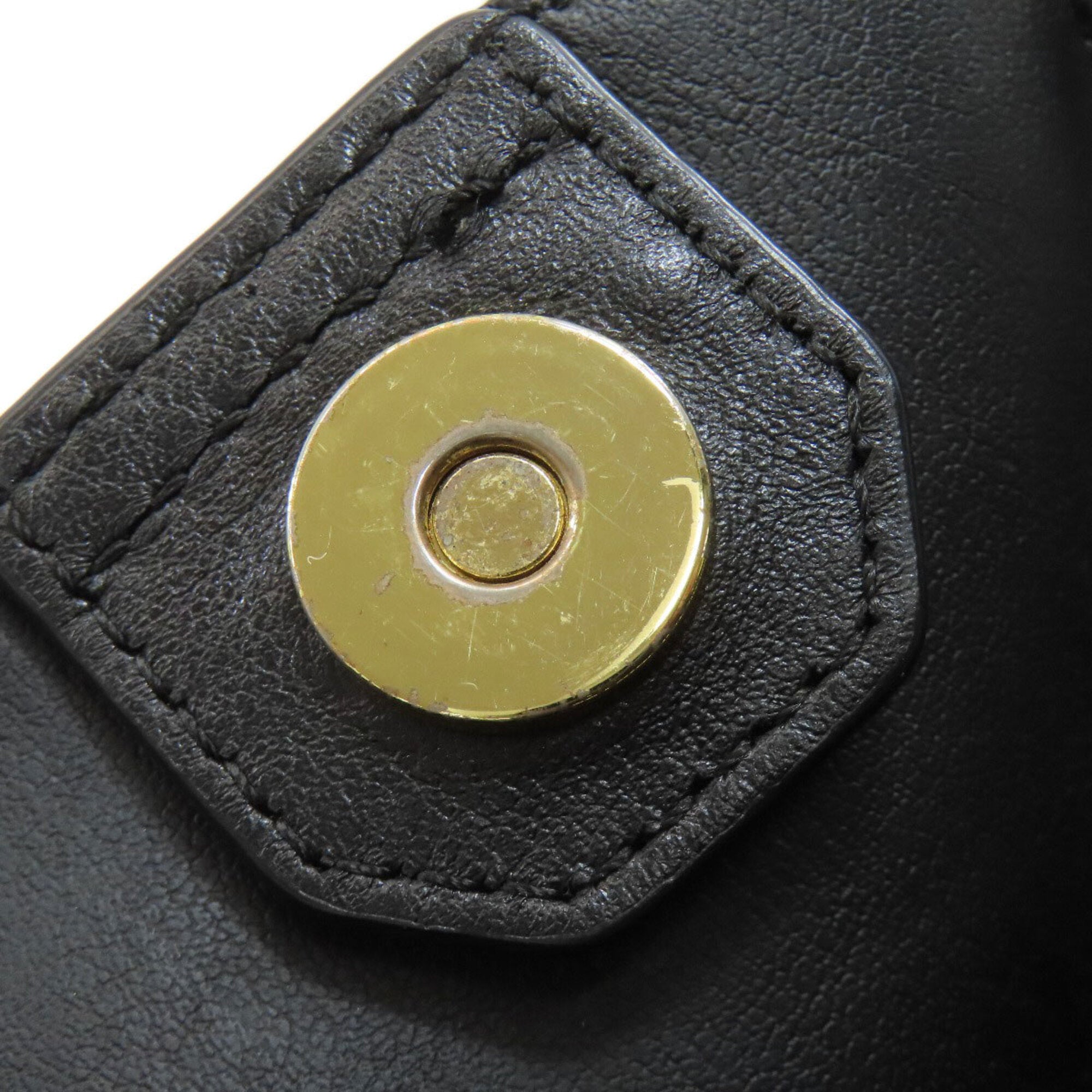 Michael Kors Black Leather Handbag (Pre-Owned)
