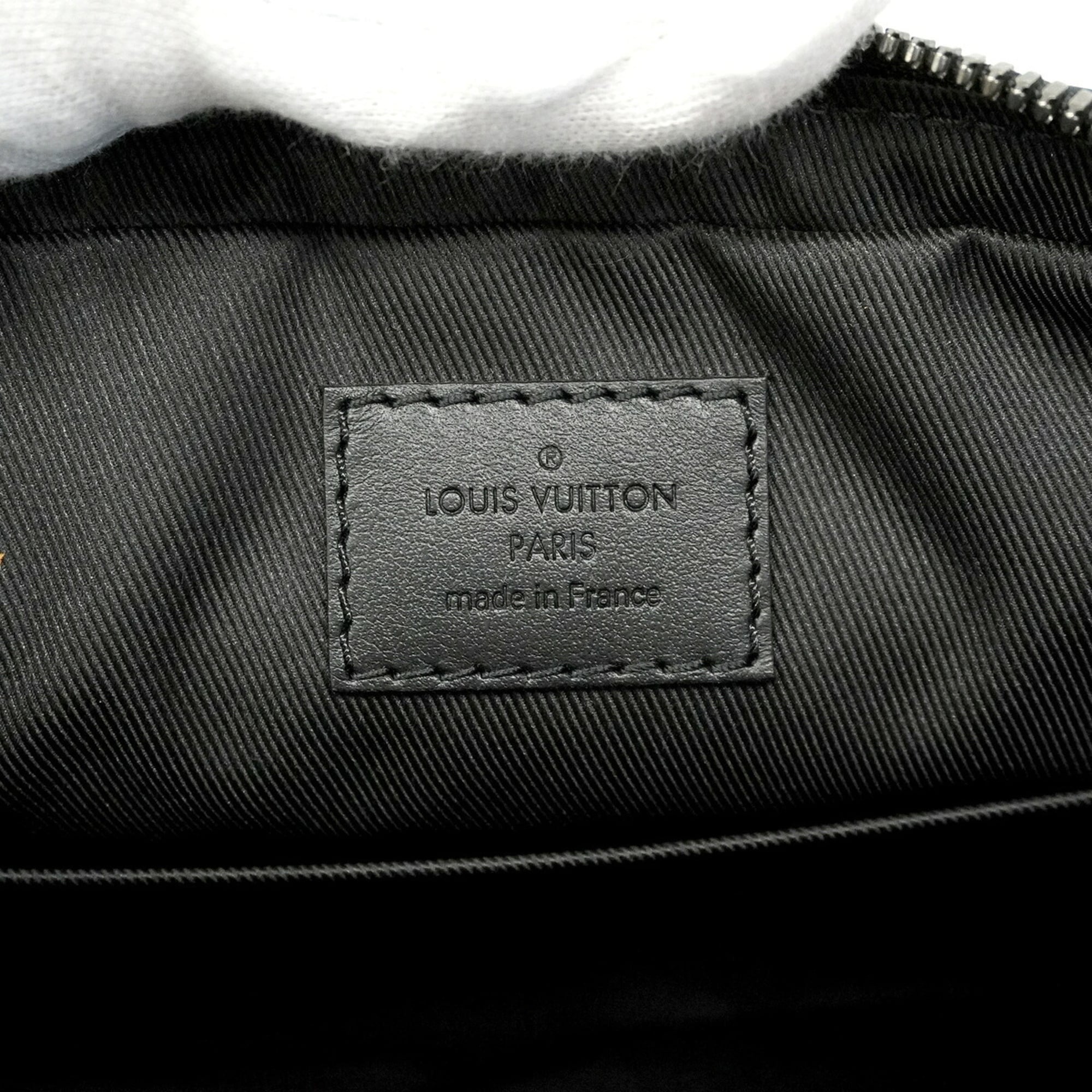 Louis Vuitton Black Gray Shoulder Bag (Pre-Owned)
