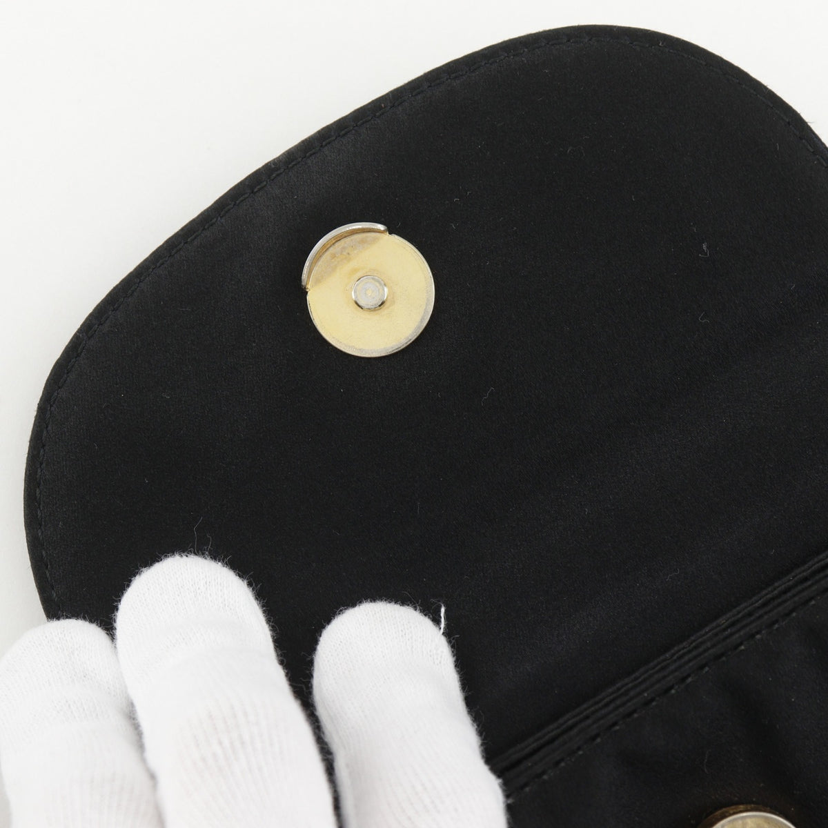 Prada Black Satin Shoulder Bag (Pre-Owned)