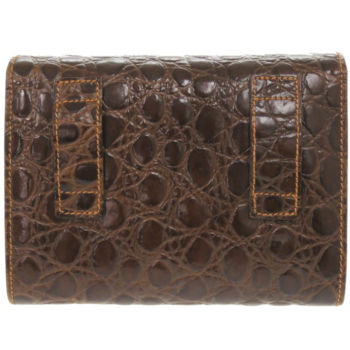 Salvatore Ferragamo Brown Leather Shoulder Bag (Pre-Owned)
