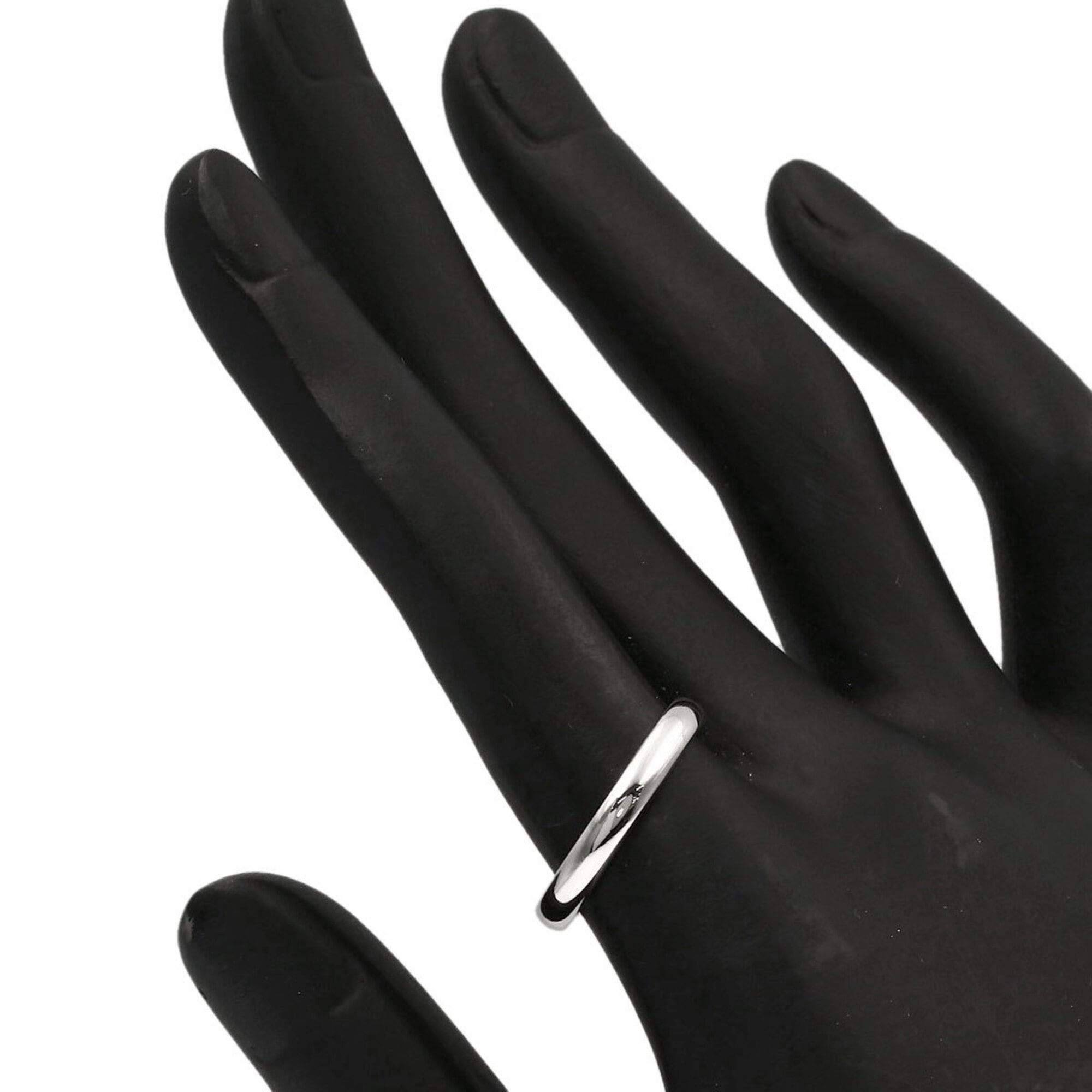 Van Cleef & Arpels Platinum 950 Band Ring (Pre-Owned)
