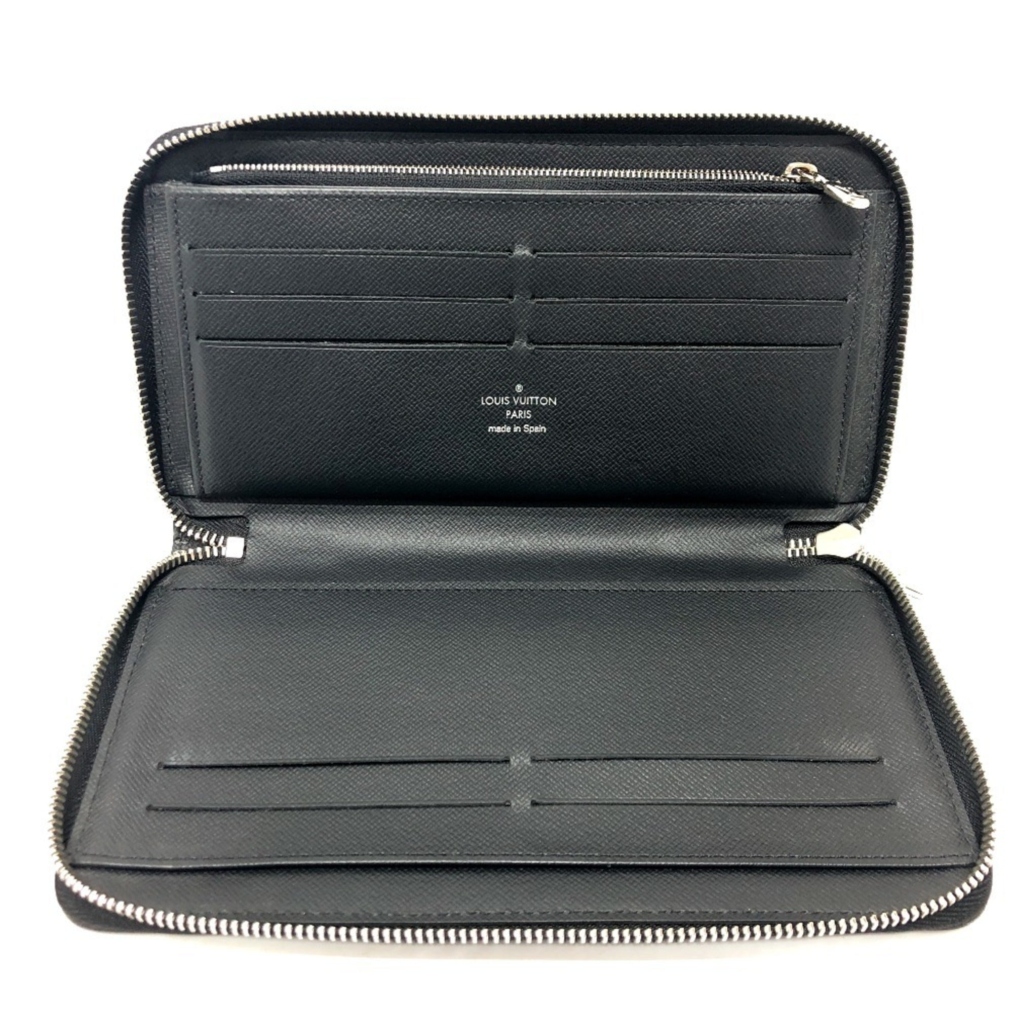 Louis Vuitton Epi Black Epi Leather Long Wallet (Bi-Fold) (Pre-Owned)