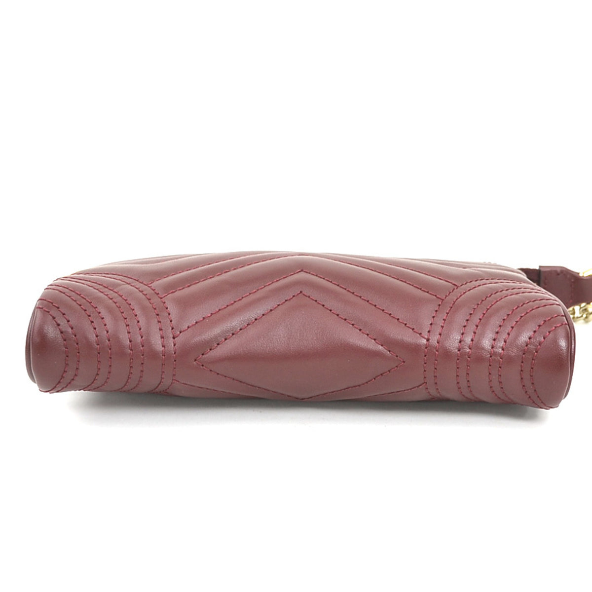 Gucci Bordeaux Leather Handbag (Pre-Owned)