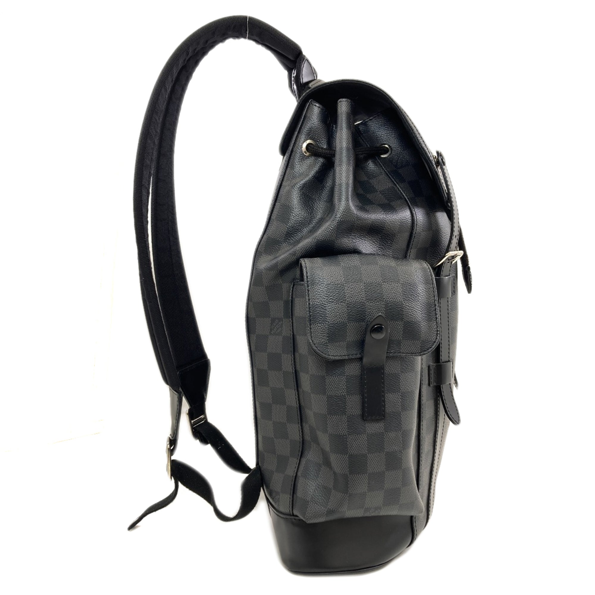 Louis Vuitton Damier Graphite Damier Graphite Damier Canvas Backpack (Pre-Owned)