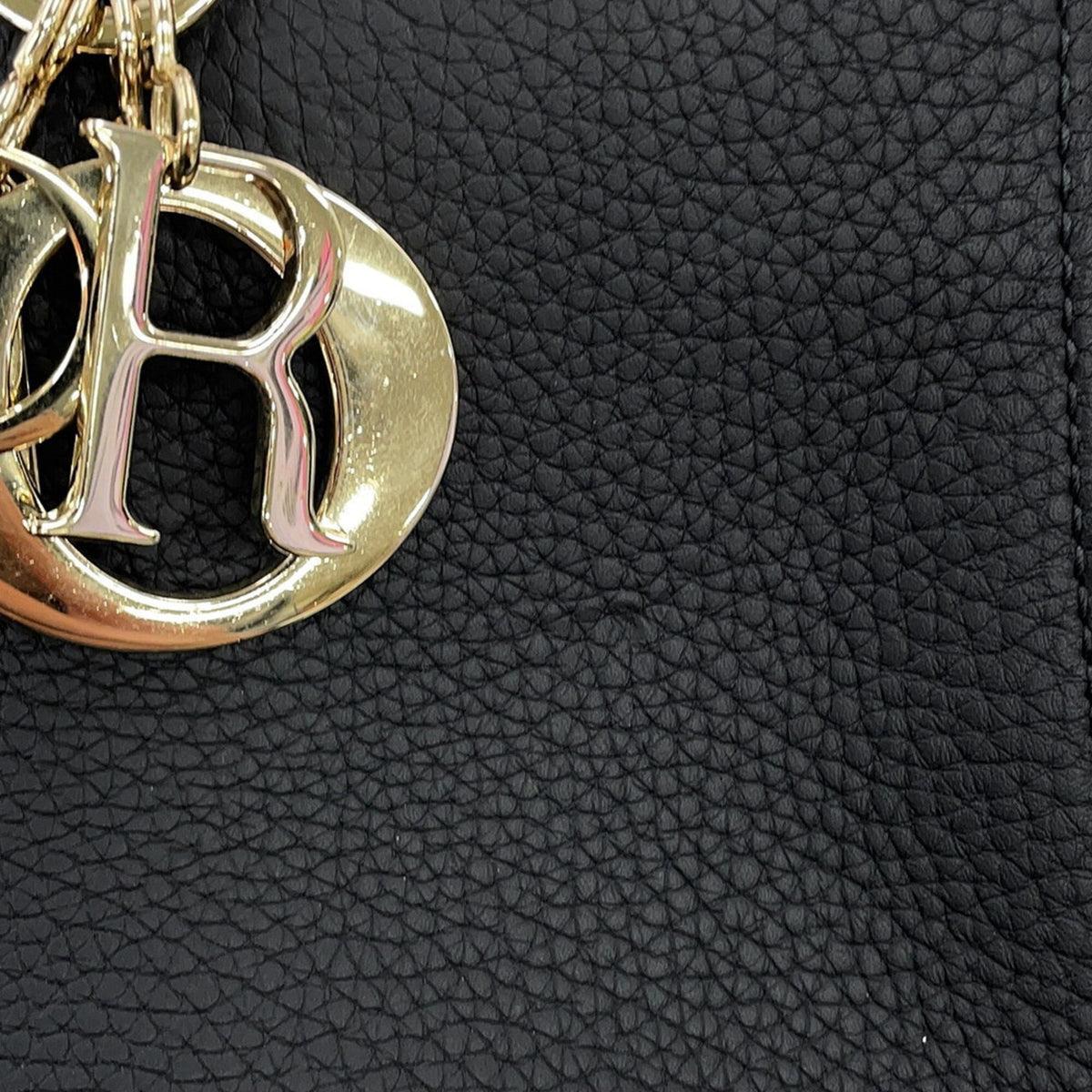 Christian Dior Black Leather Handbag (Pre-Owned)