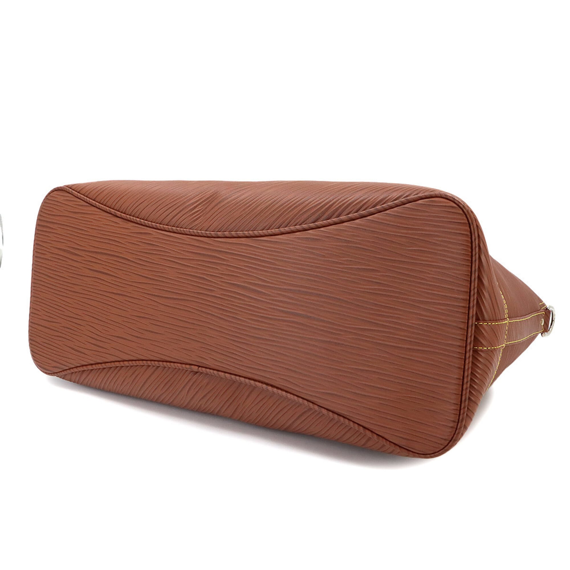 Louis Vuitton Cognac Epi Leather Handbag Weekend Bag (Pre-Owned)