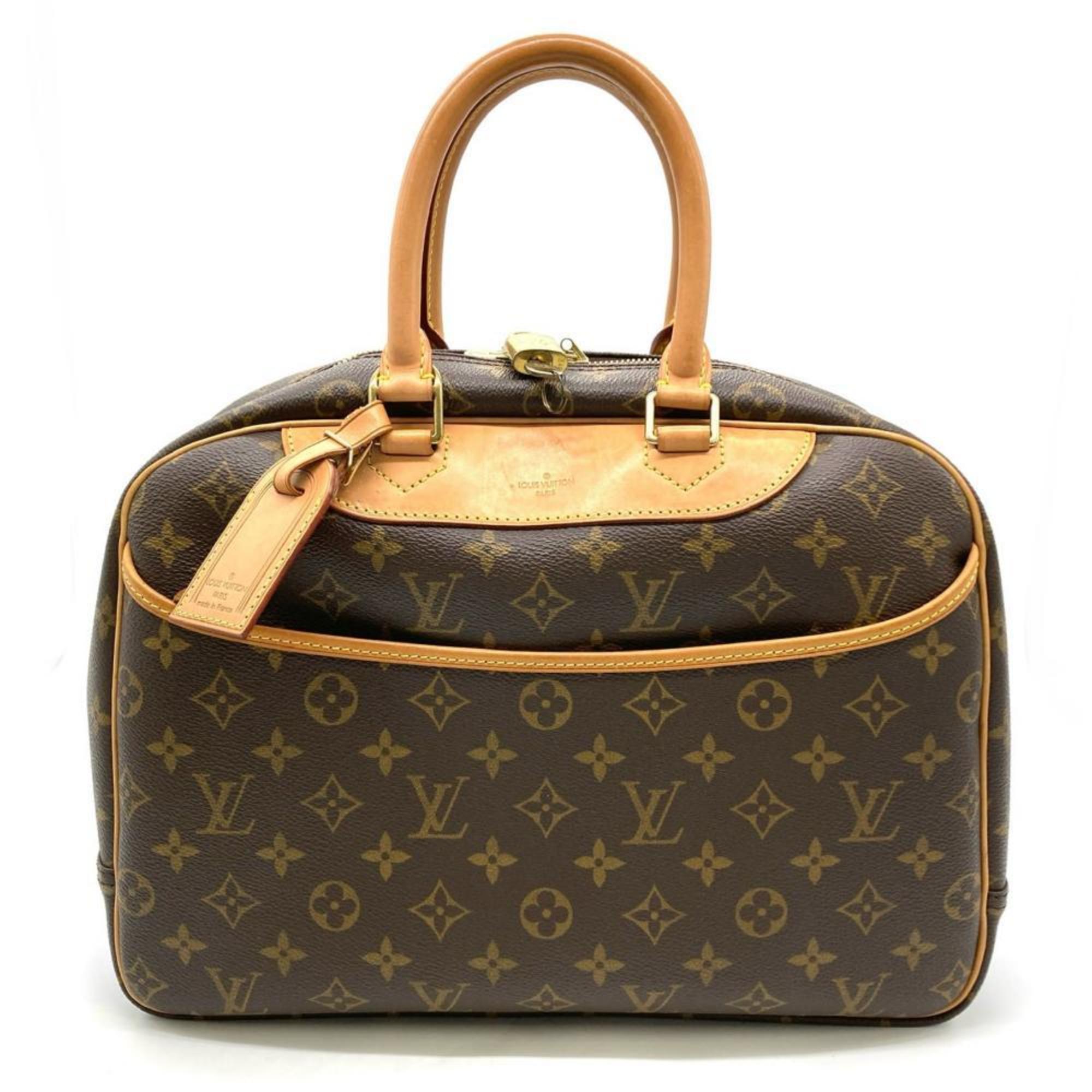 Louis Vuitton Monogram Brown Monogram Leather Tote Bag (Pre-Owned)