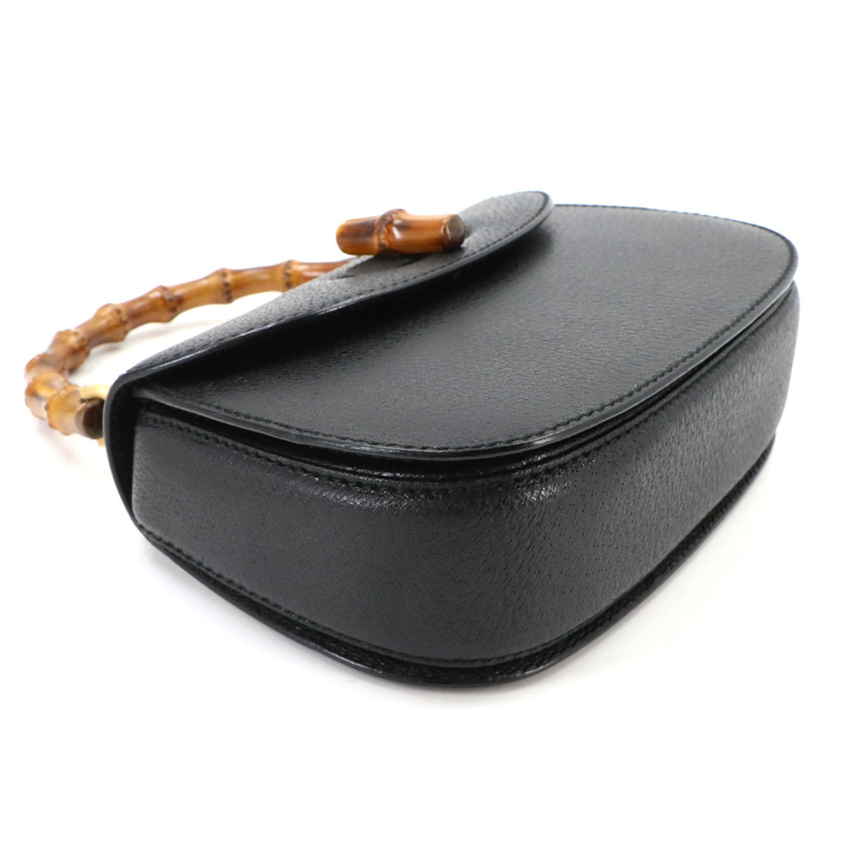 Gucci Black Leather Handbag (Pre-Owned)