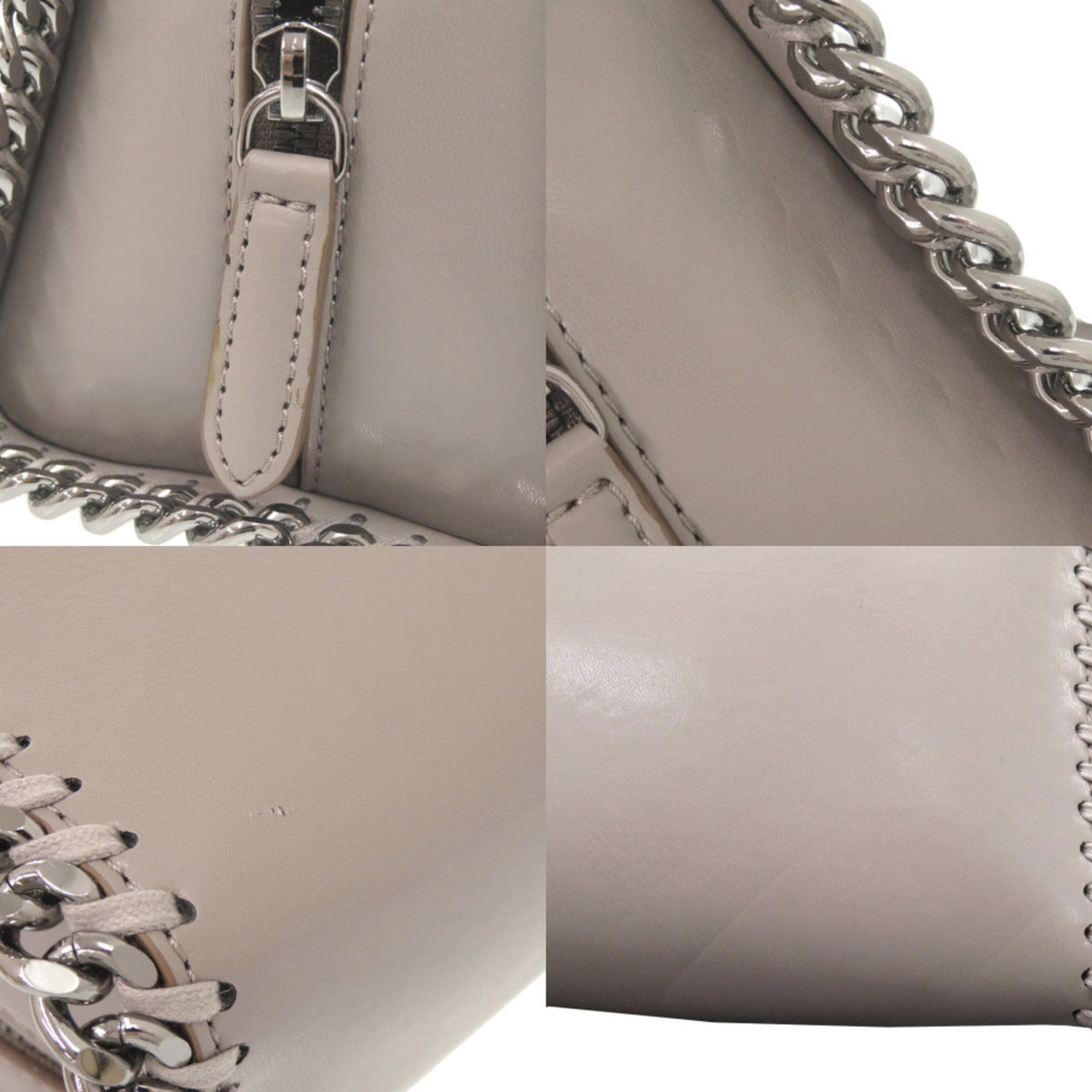 Stella Mccartney Gray Polyester Elastane Handbag Shoulder Bag (Pre-Owned)