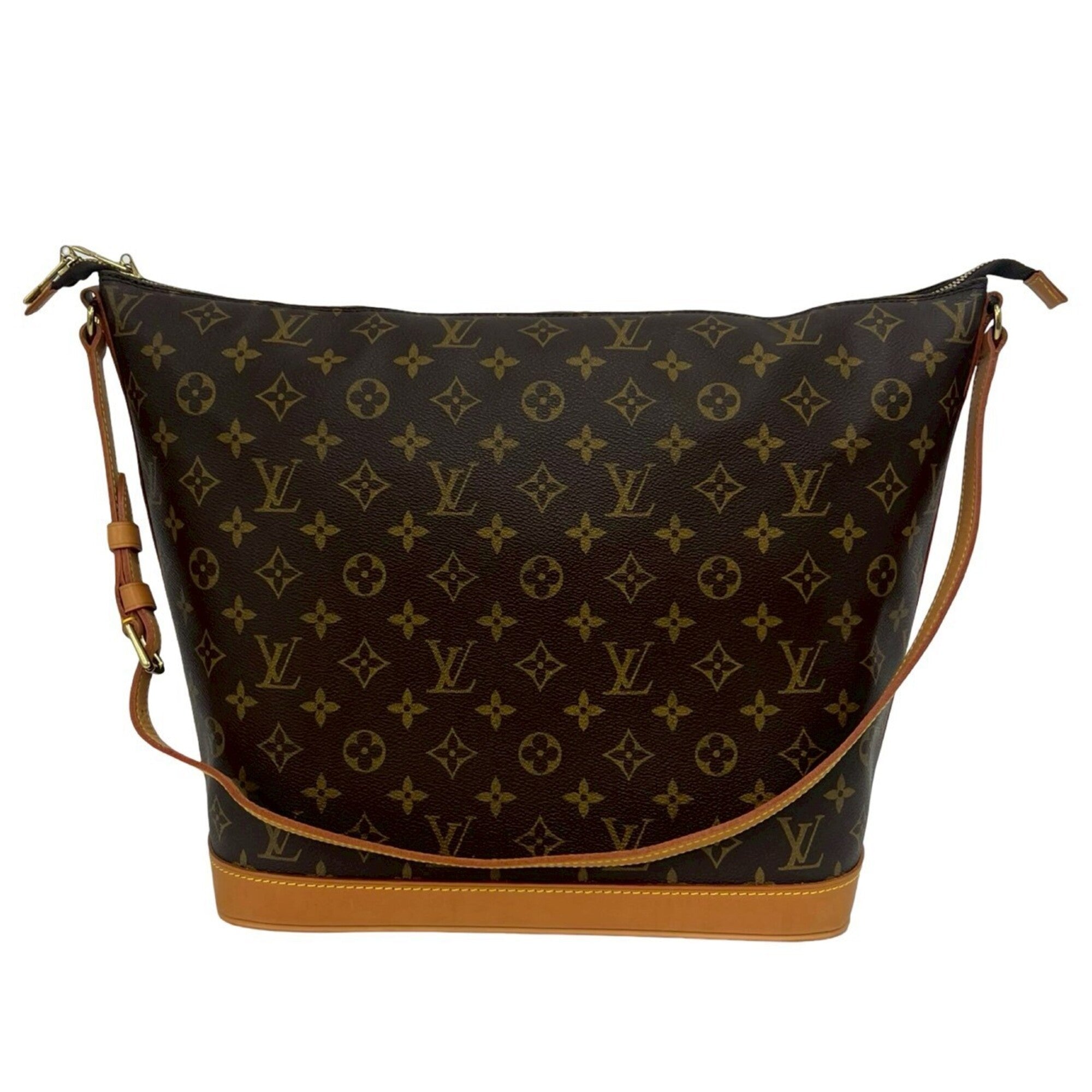 Louis Vuitton Brown Leather Shoulder Bag (Pre-Owned)