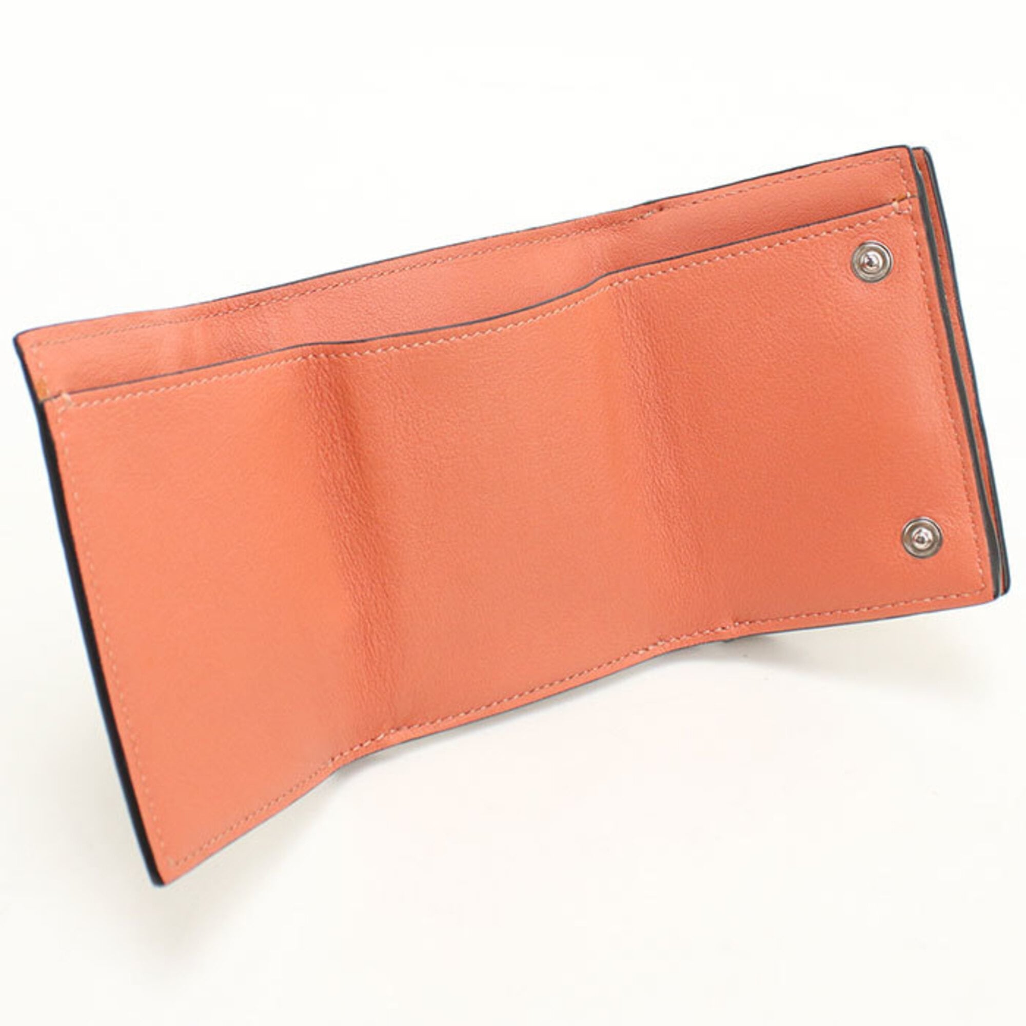 Loewe Beige Leather Wallet (Tri-Fold) (Pre-Owned)