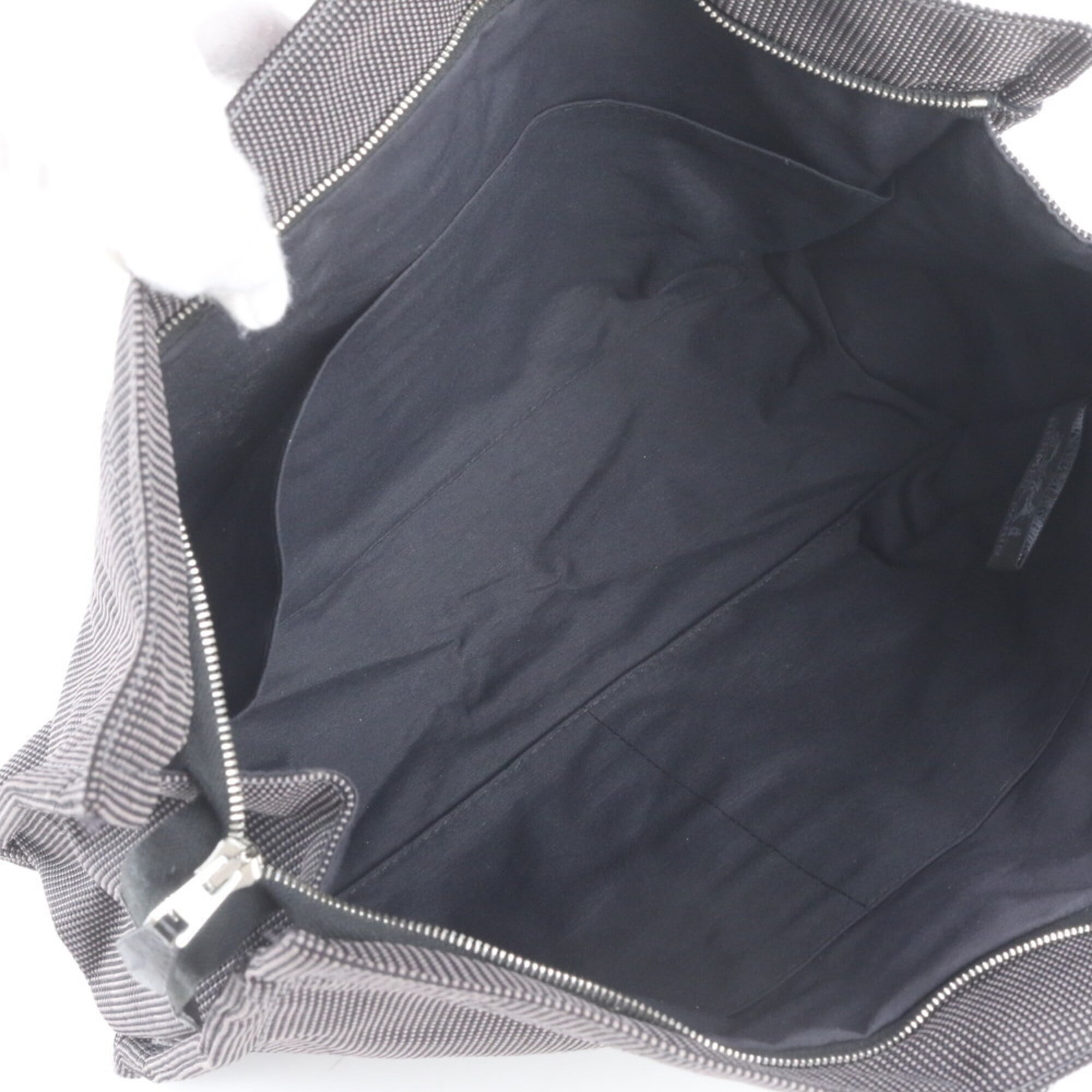 Hermes Black Gray Clutch Bag Pouch (Pre-Owned)