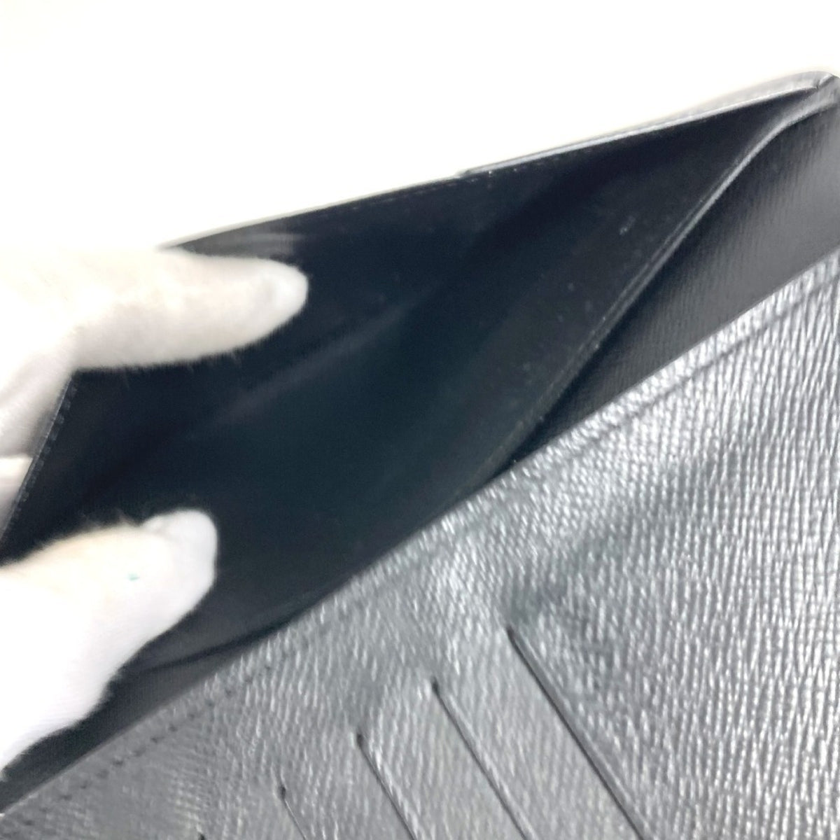 Louis Vuitton Black Galle Monogram Eclipse Monogram Eclipse Long Wallet (Bi-Fold) (Pre-Owned)