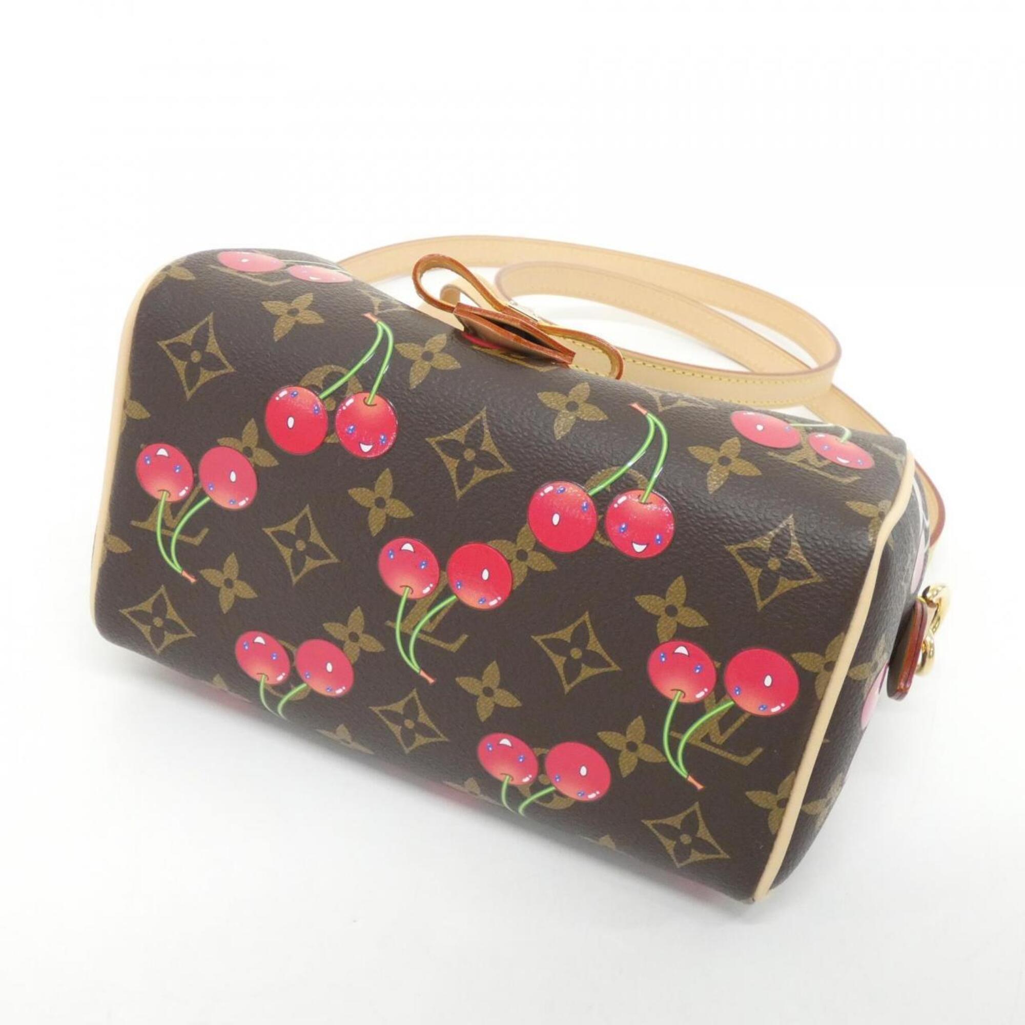 Louis Vuitton Marron Coated Canvas Boston Bag (Pre-Owned)