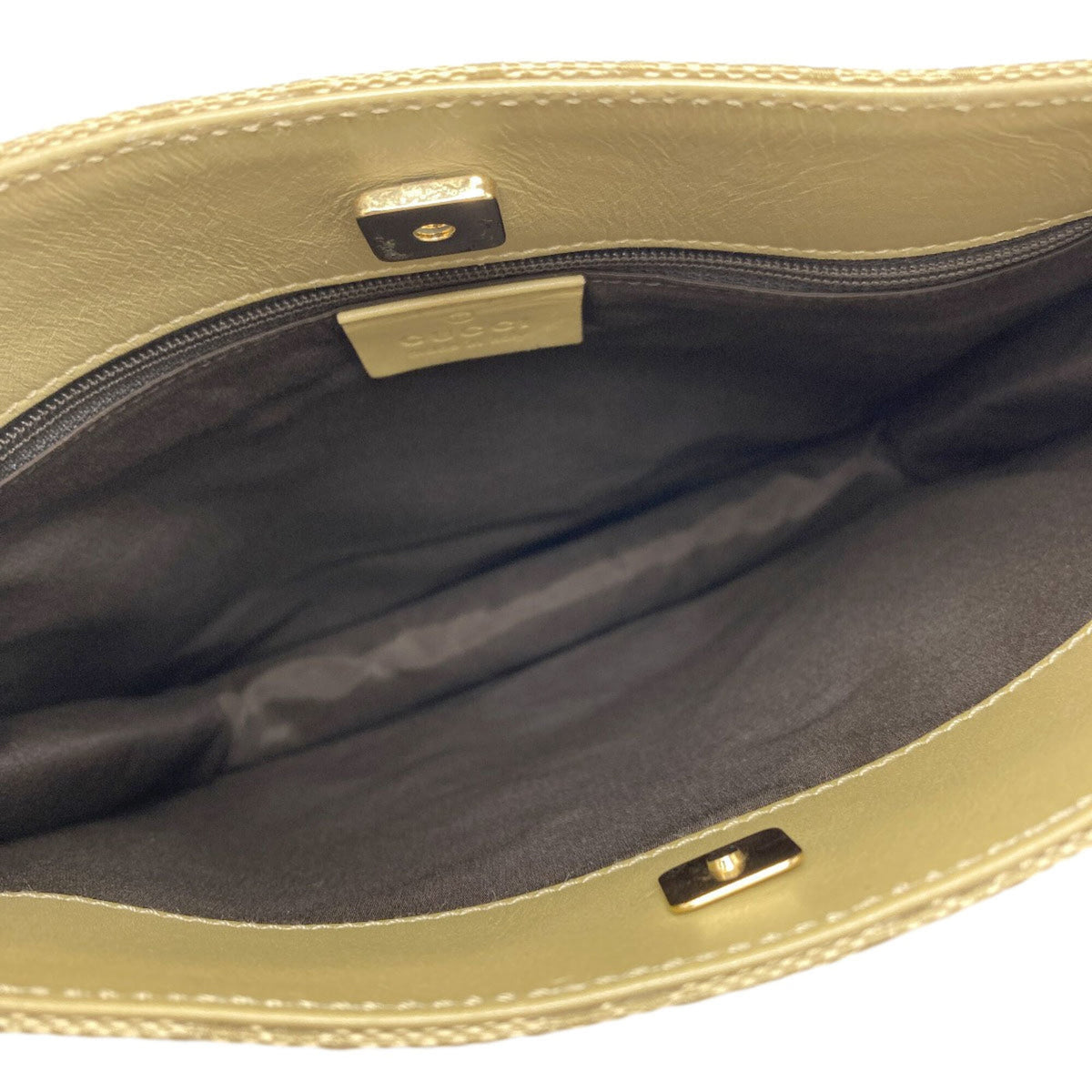 Gucci Beige Canvas Shoulder Bag (Pre-Owned)