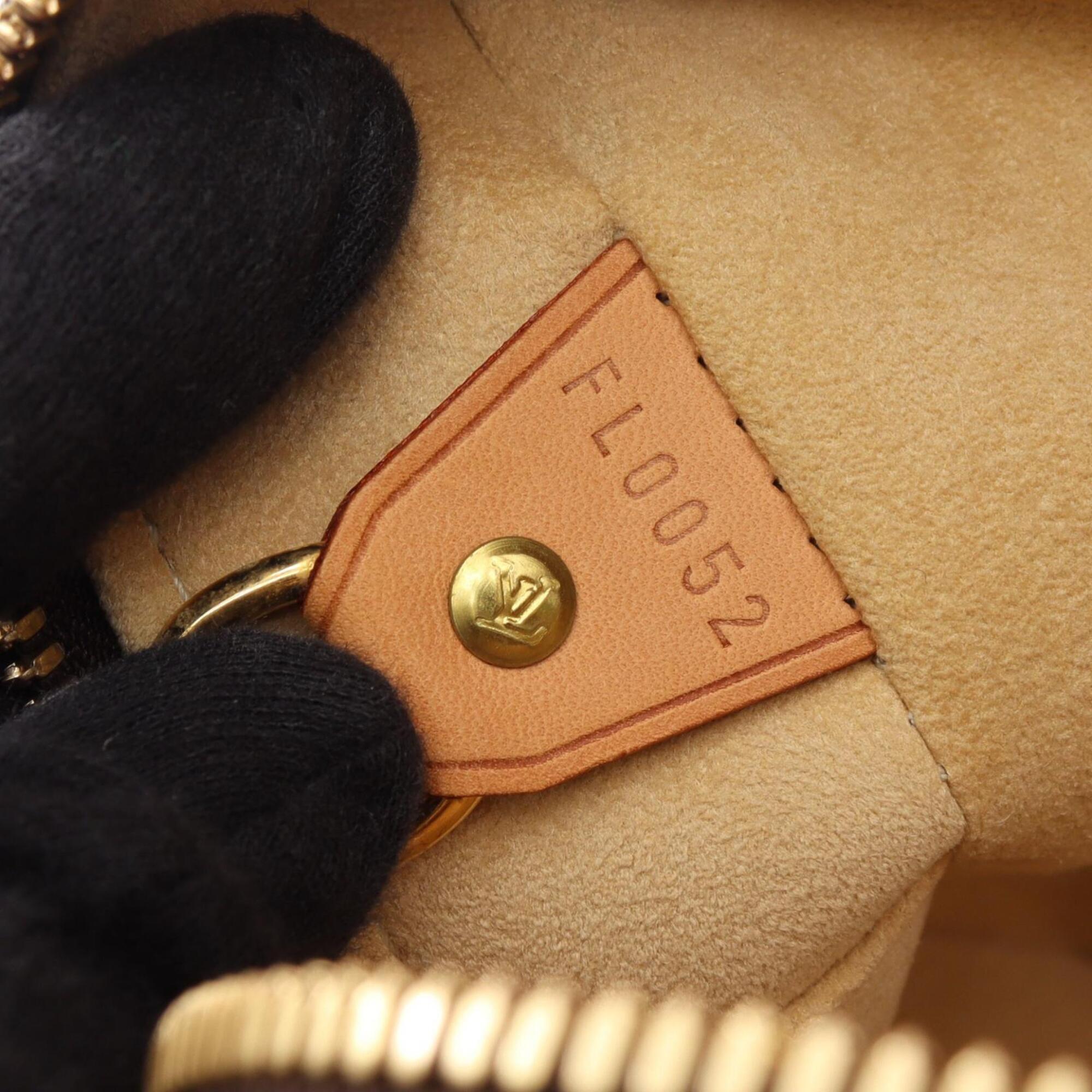 Louis Vuitton Brown Coated Canvas Pvc Monogram Leather Handbag Shoulder Bag (Pre-Owned)