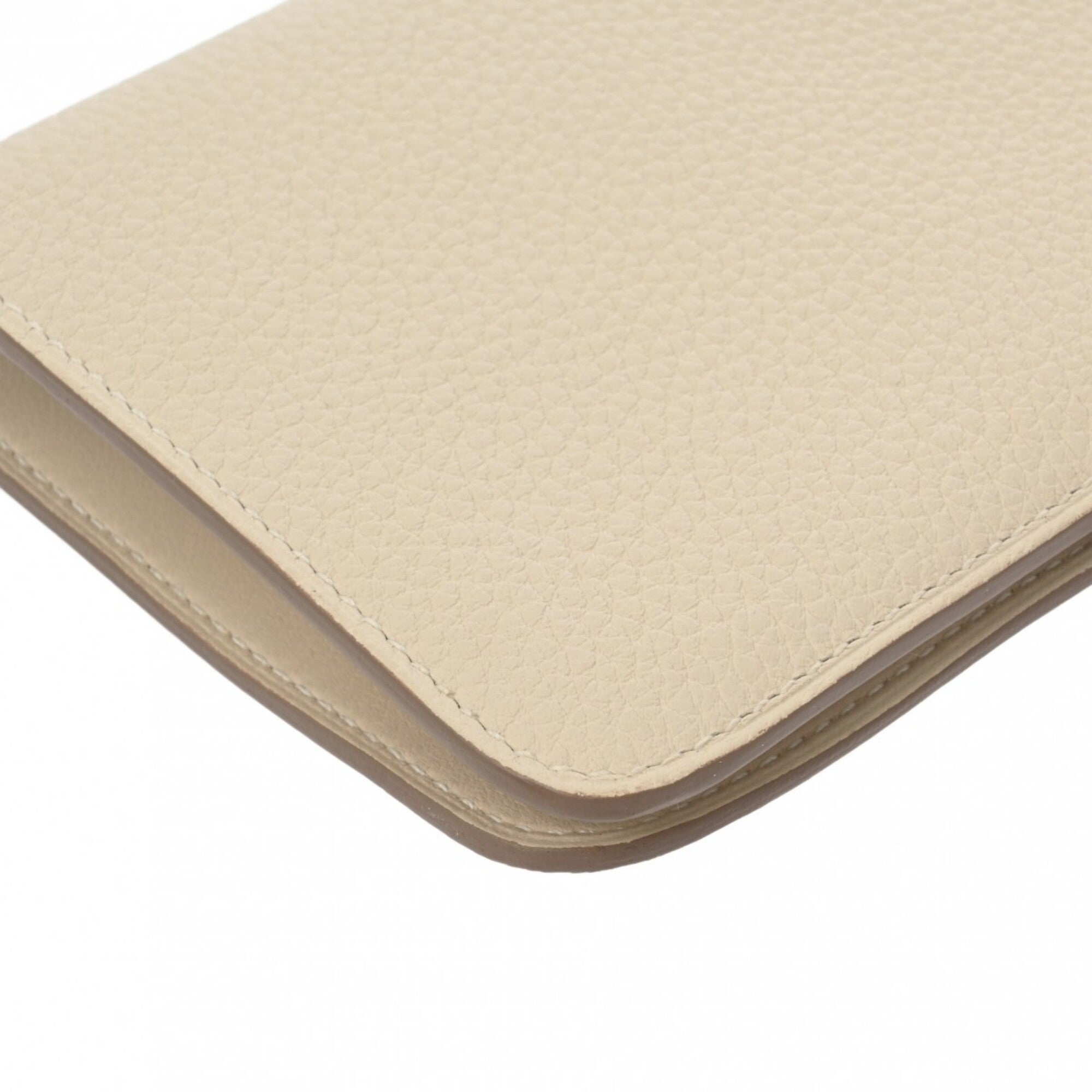 Hermes Togo Leather Wallet (Bi-Fold) (Pre-Owned)
