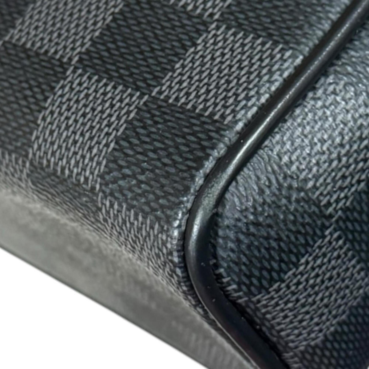 Louis Vuitton Damier Graphite Black Blue Damier Graphite Shoulder Bag (Pre-Owned)
