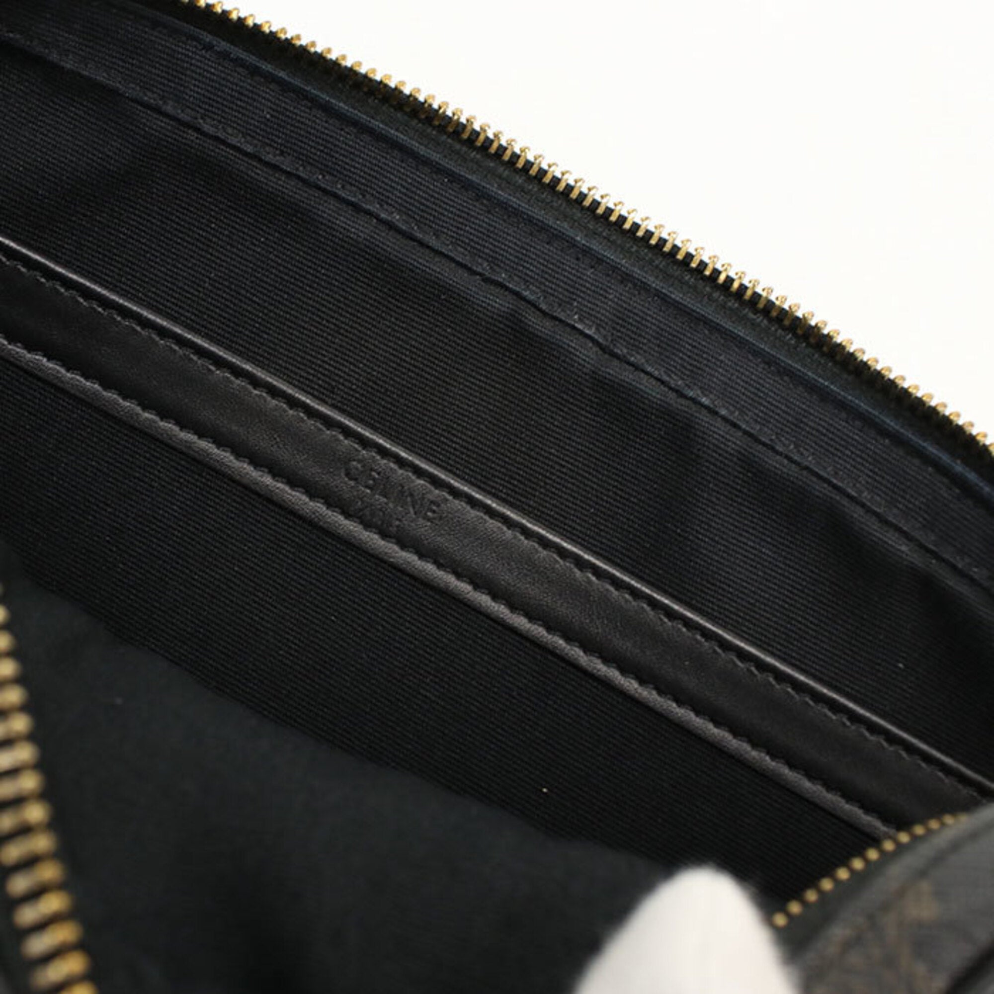 Celine Black Pvc Shoulder Bag (Pre-Owned)