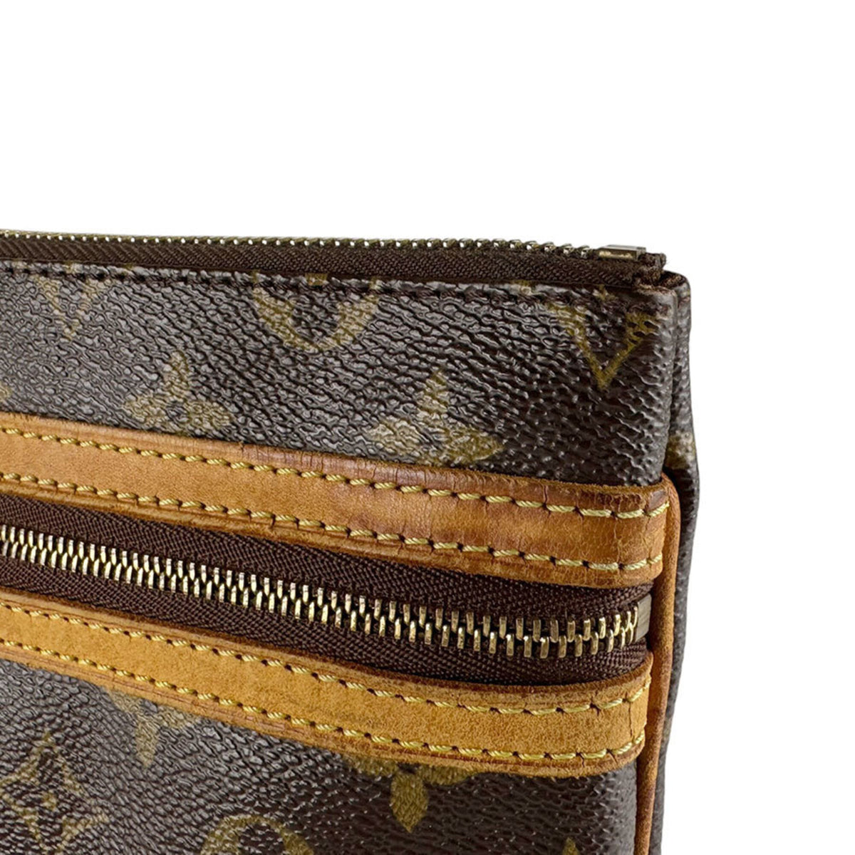 Louis Vuitton Brown Monogram Monogram Pochette Shoulder Bag (Pre-Owned)