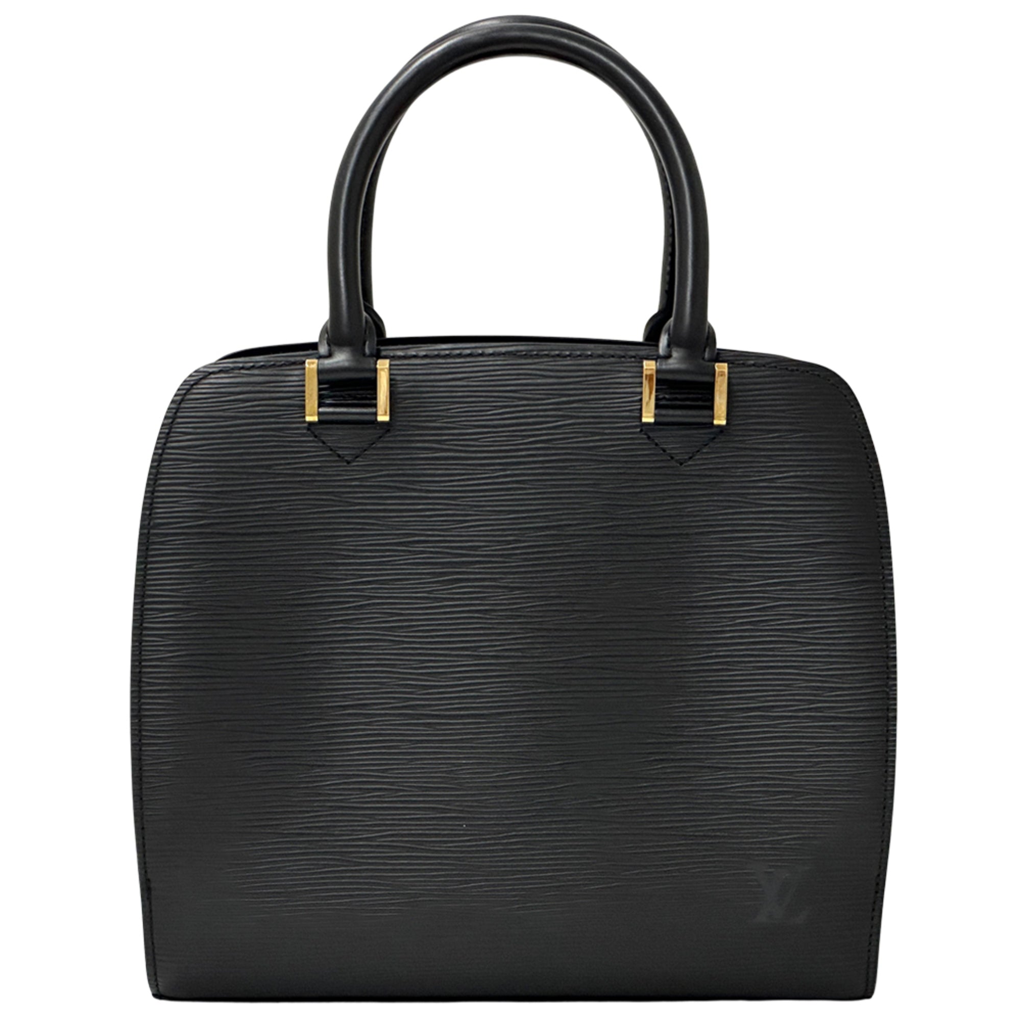 Louis Vuitton Black Noir Epi Leather Handbag (Pre-Owned)