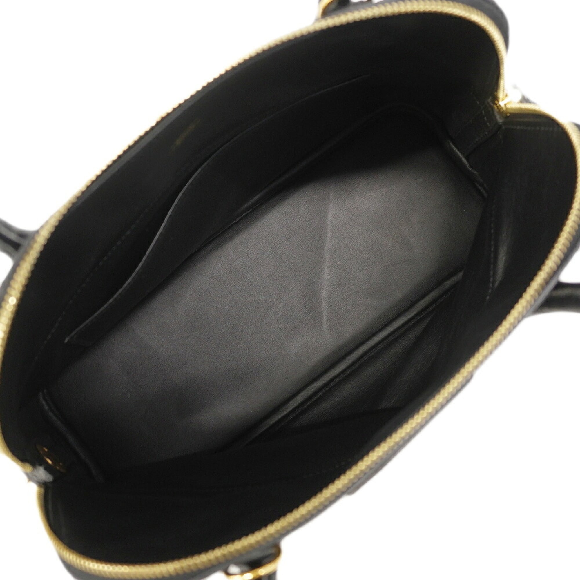 Hermes Black Taurillon Clemence Leather Handbag (Pre-Owned)