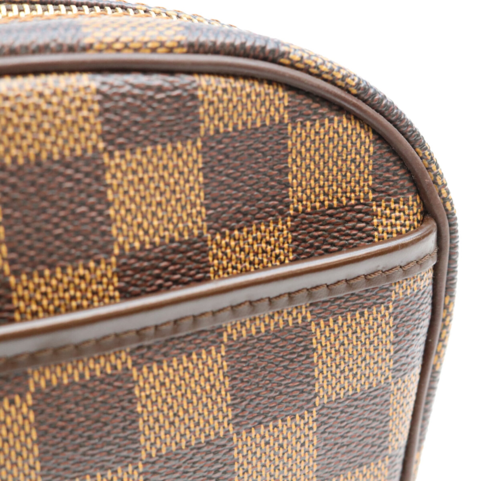 Louis Vuitton Brown Damier Canvas Pochette Shoulder Bag (Pre-Owned)