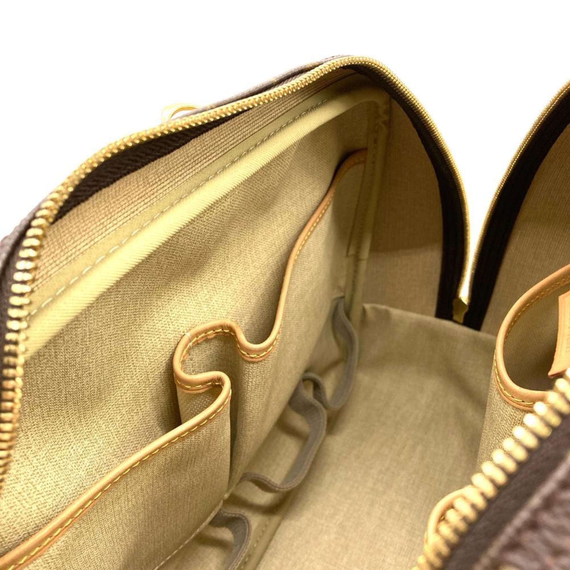 Louis Vuitton Monogram Brown Monogram Leather Tote Bag (Pre-Owned)