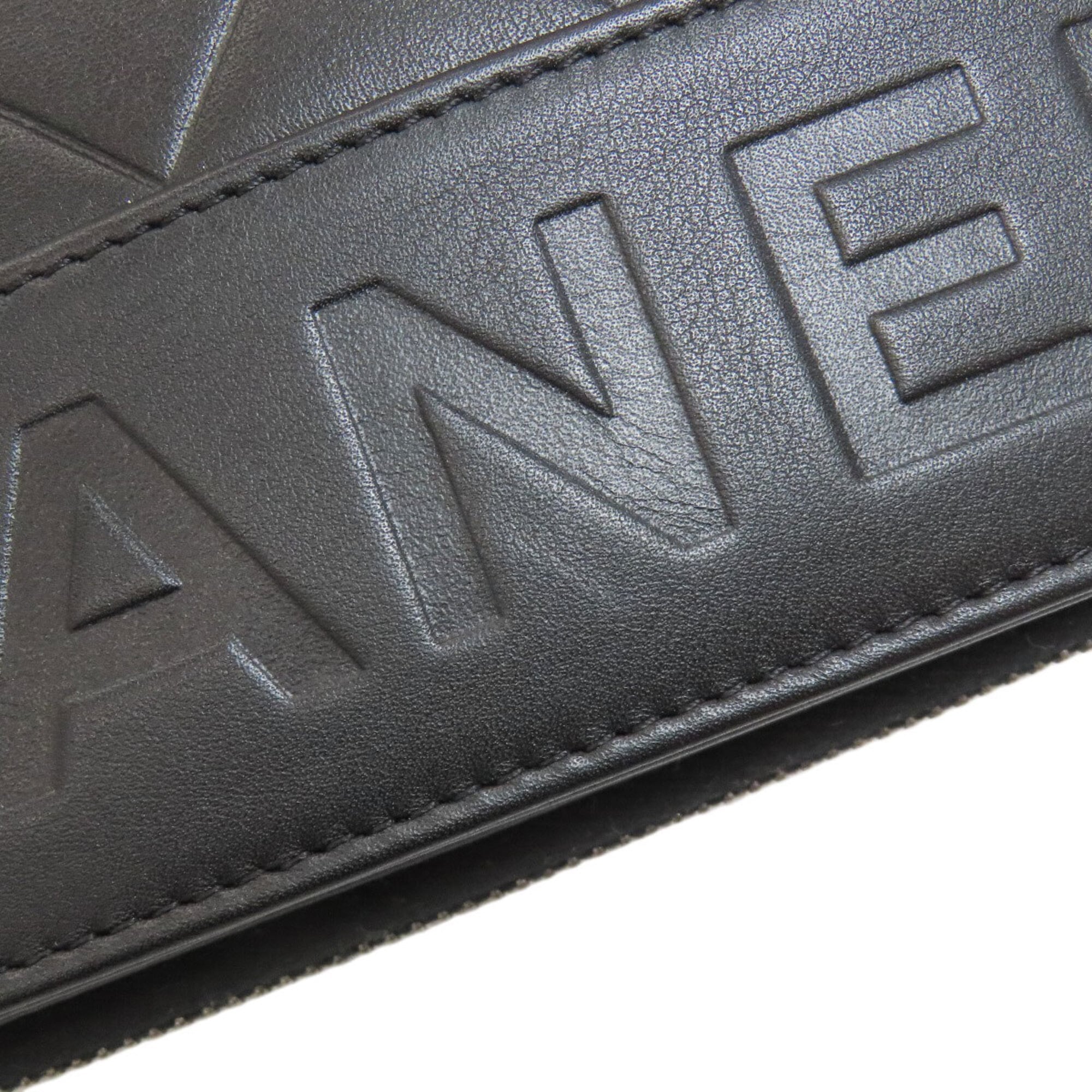 Chanel Black Leather Long Wallet (Bi-Fold) (Pre-Owned)